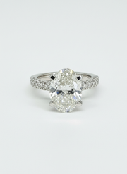 Radiant Trace Lab Diamond Ring