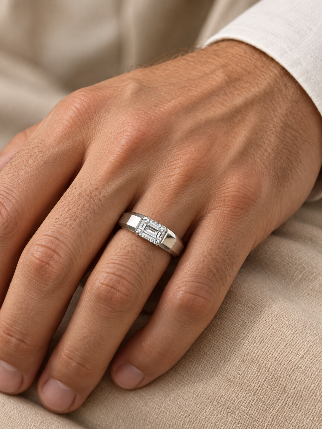 Nora Petal Lab Diamond Ring