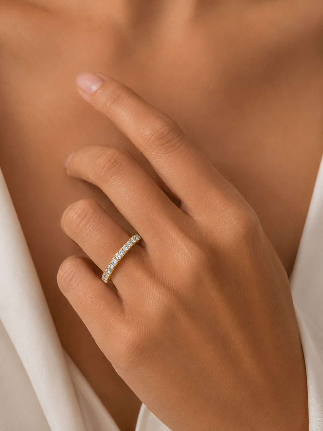 Tovren Calix Lab Diamond Ring