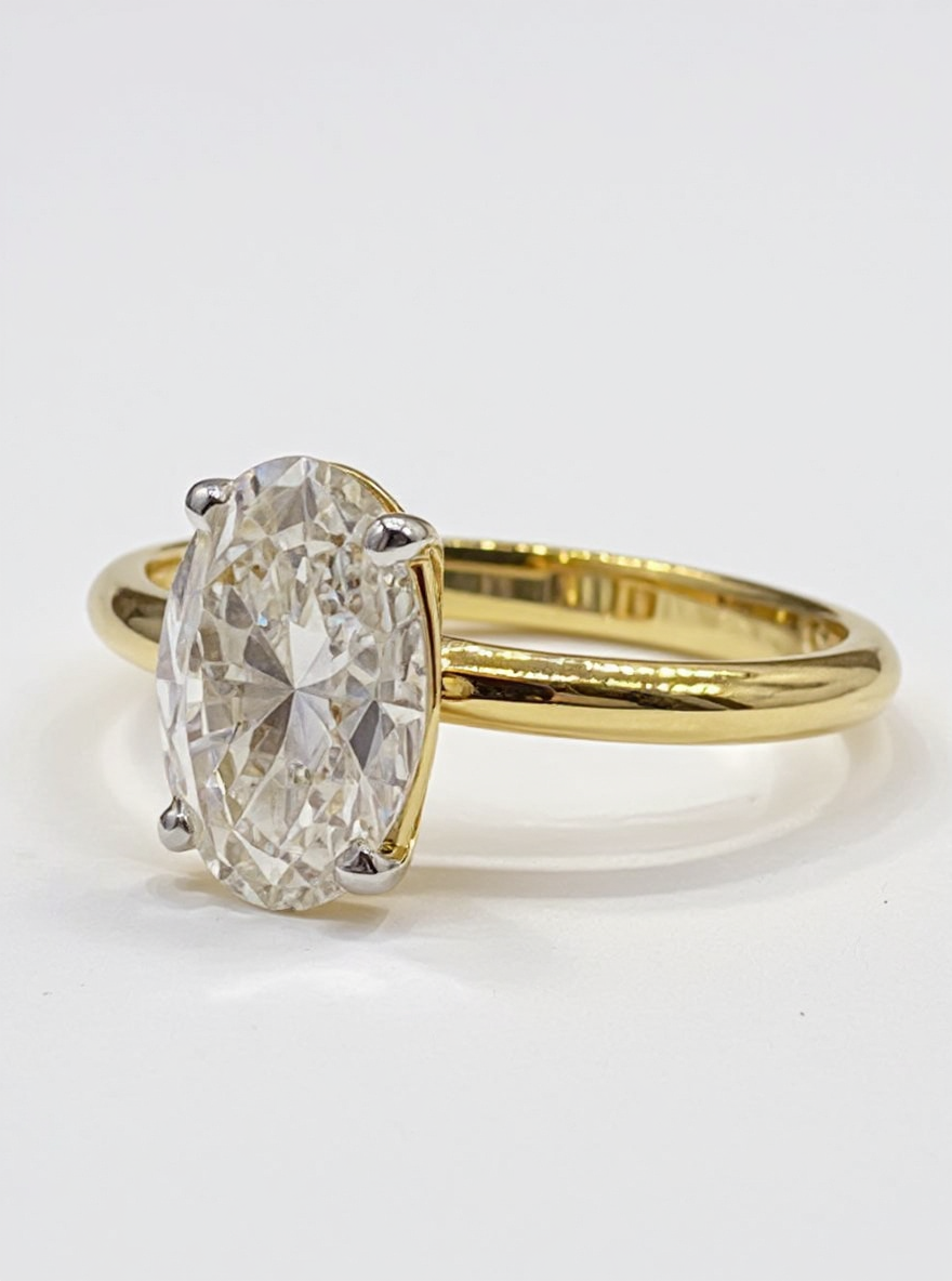 Vela Rise Lab Diamond Ring