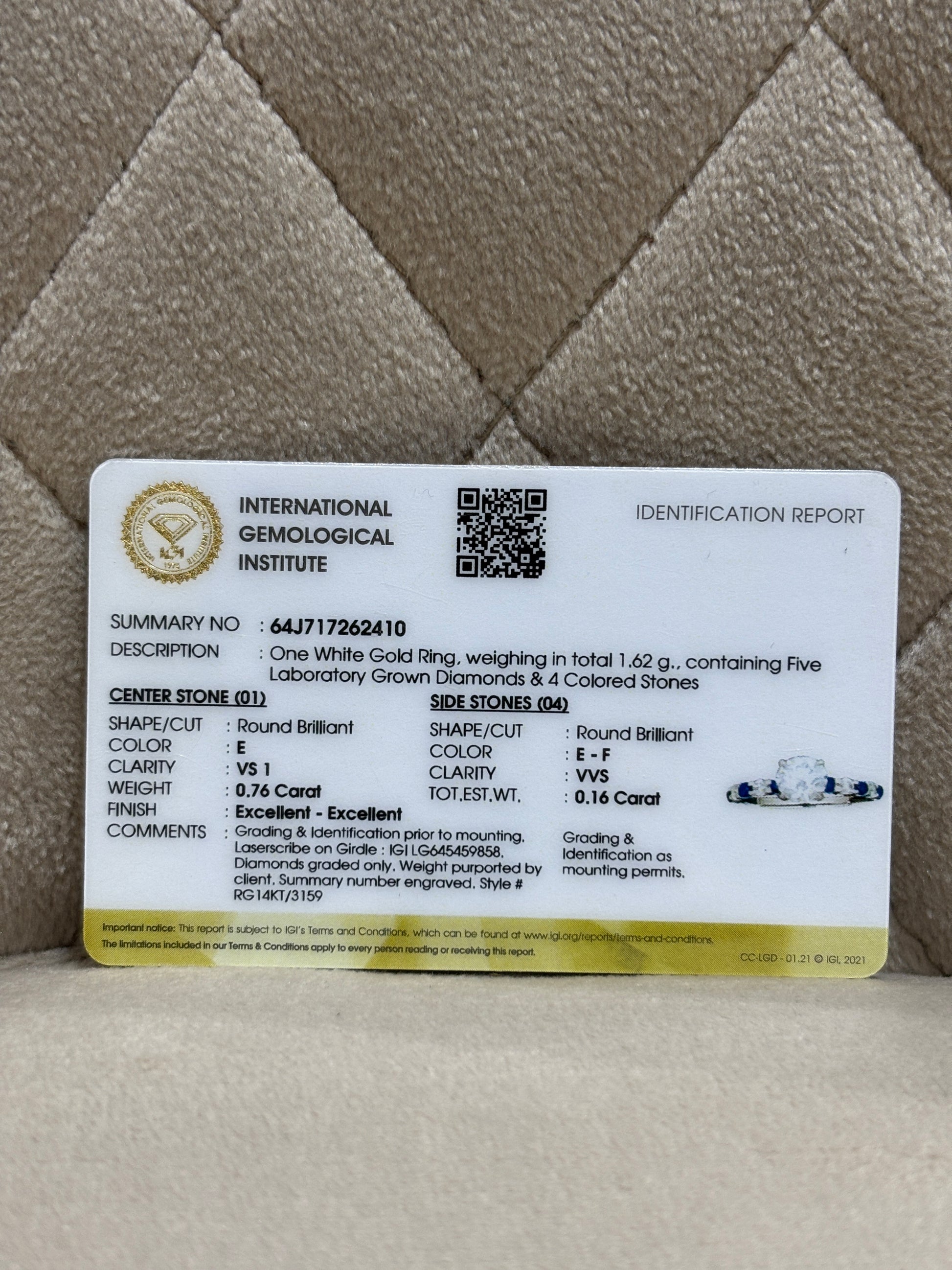 Yuefei Lab Diamond Ring ??Ethereal Spark