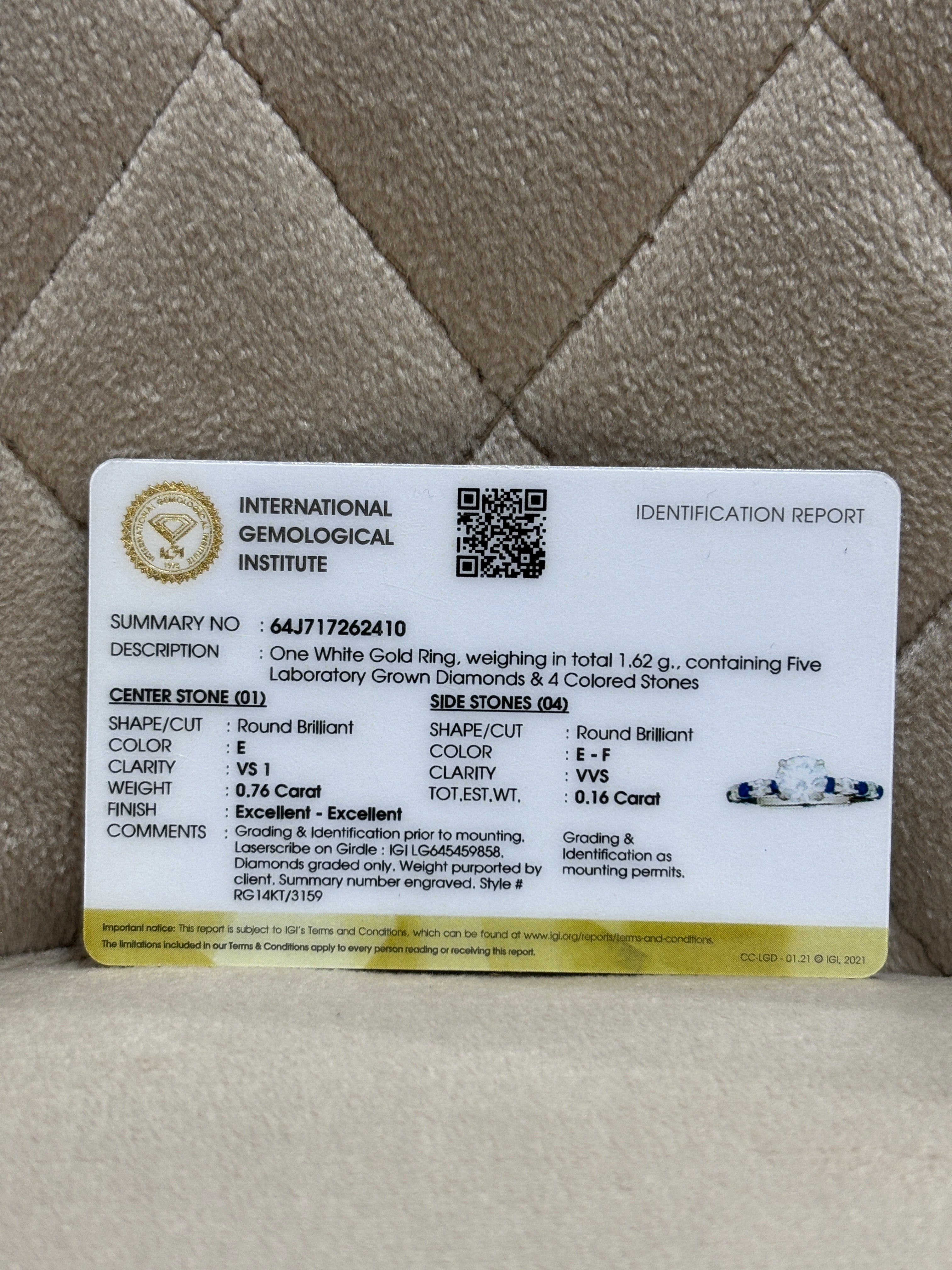 Yuefei Lab Diamond Ring ??Ethereal Spark