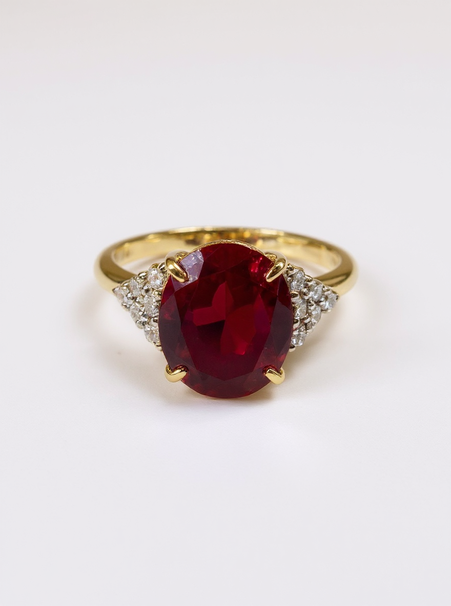 Ayla Drift Lab Diamond Ring