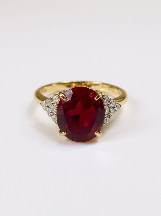 Ayla Drift Lab Diamond Ring