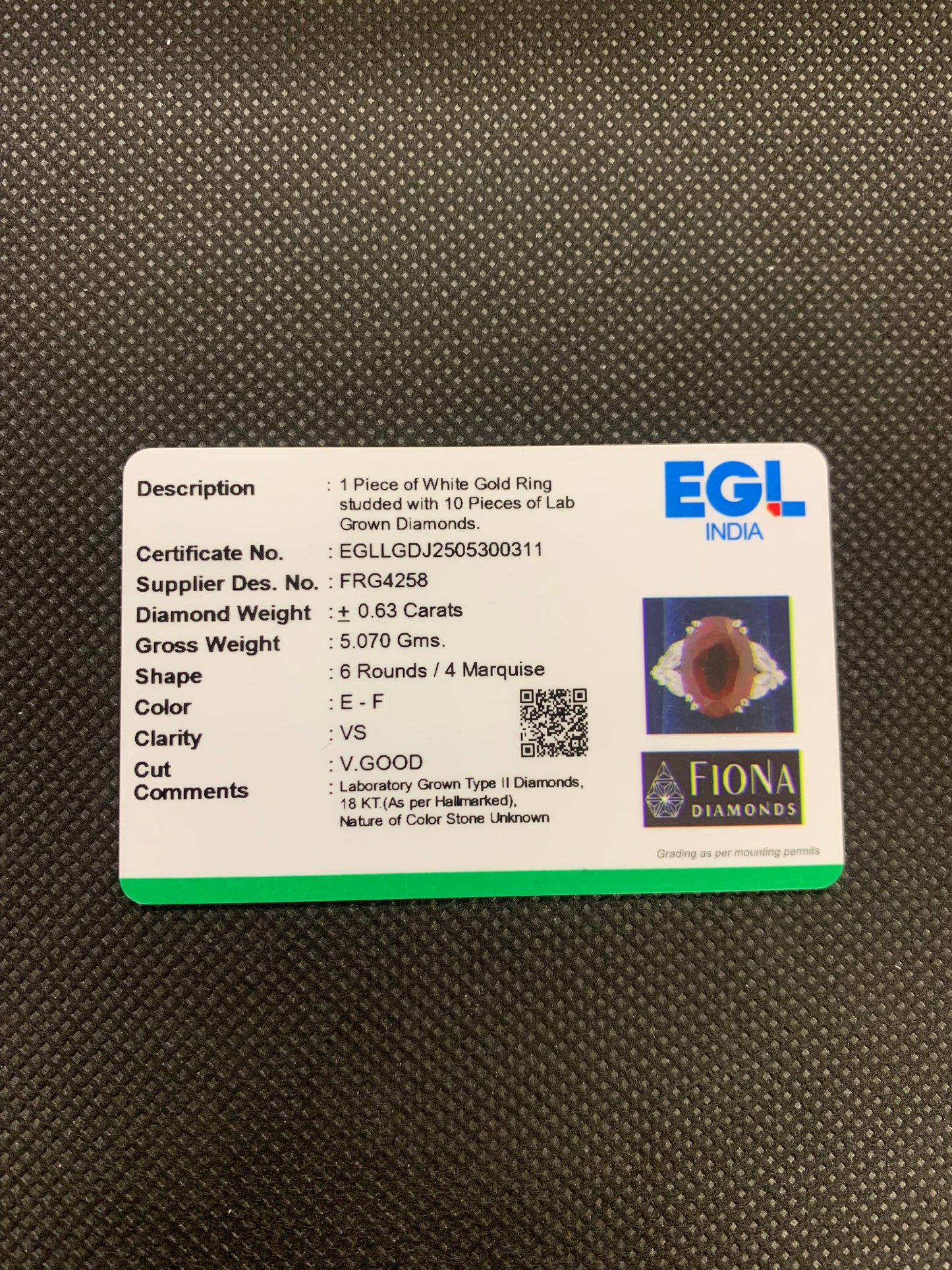 Nova Ray Lab Diamond Ring