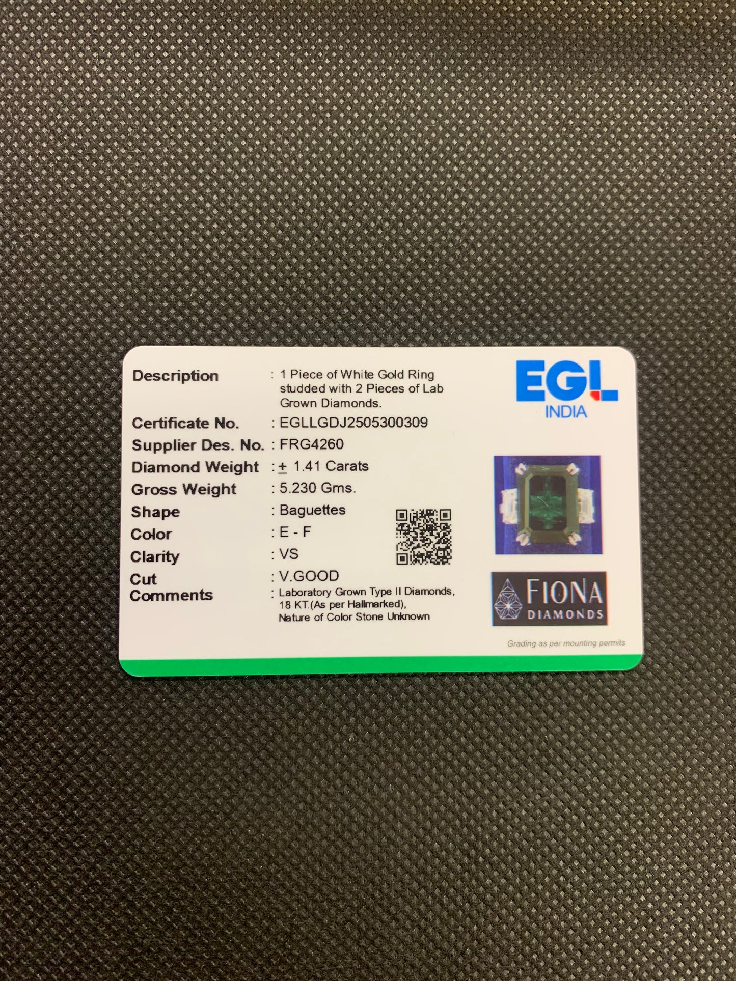 Lyra Halo Lab Diamond Ring