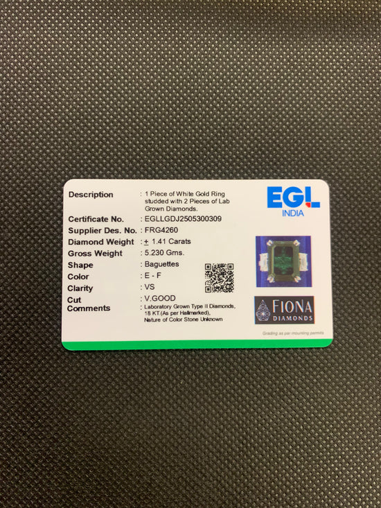 Lyra Halo Lab Diamond Ring