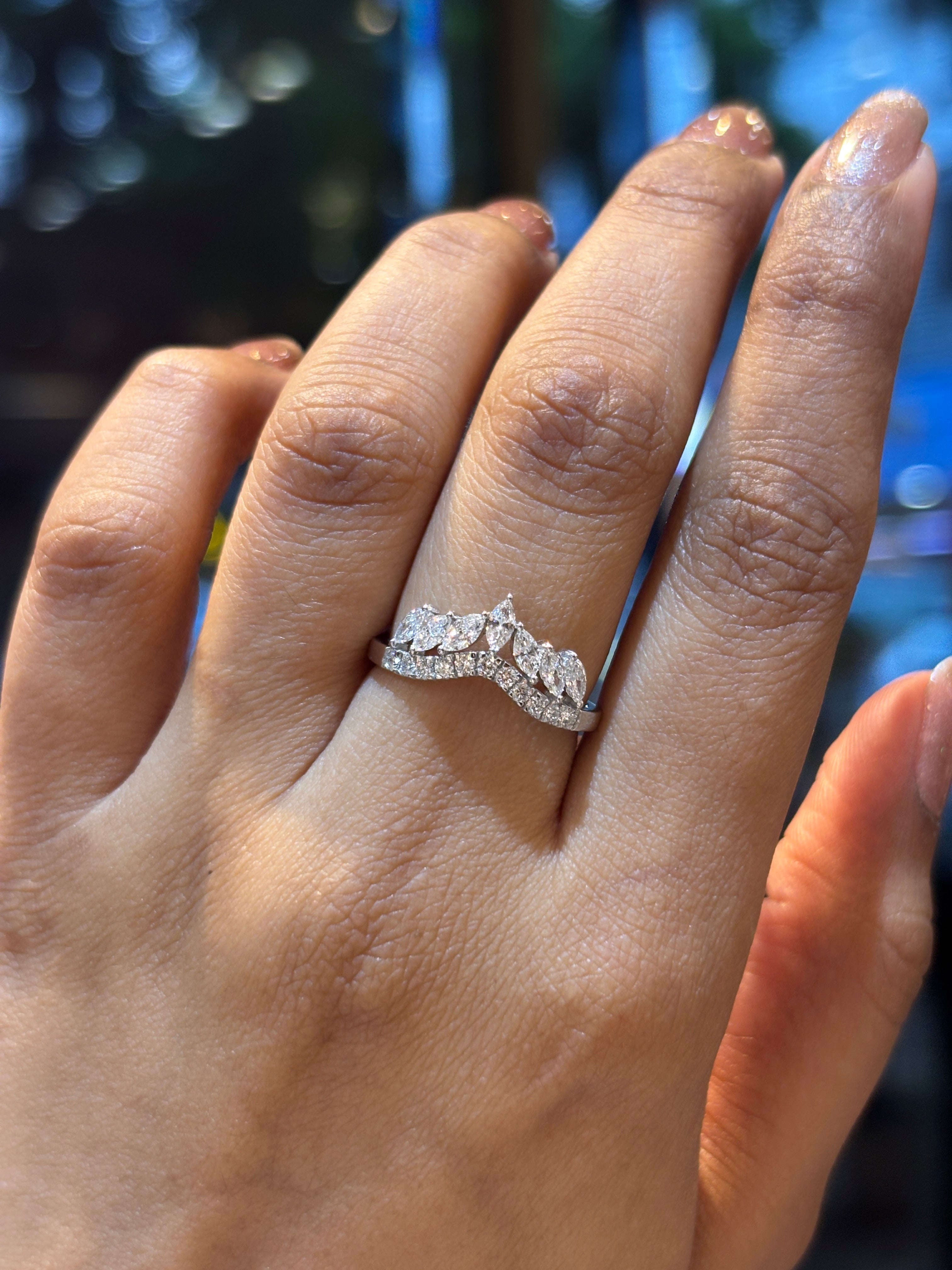 Infinity Allure Lab Diamond Ring