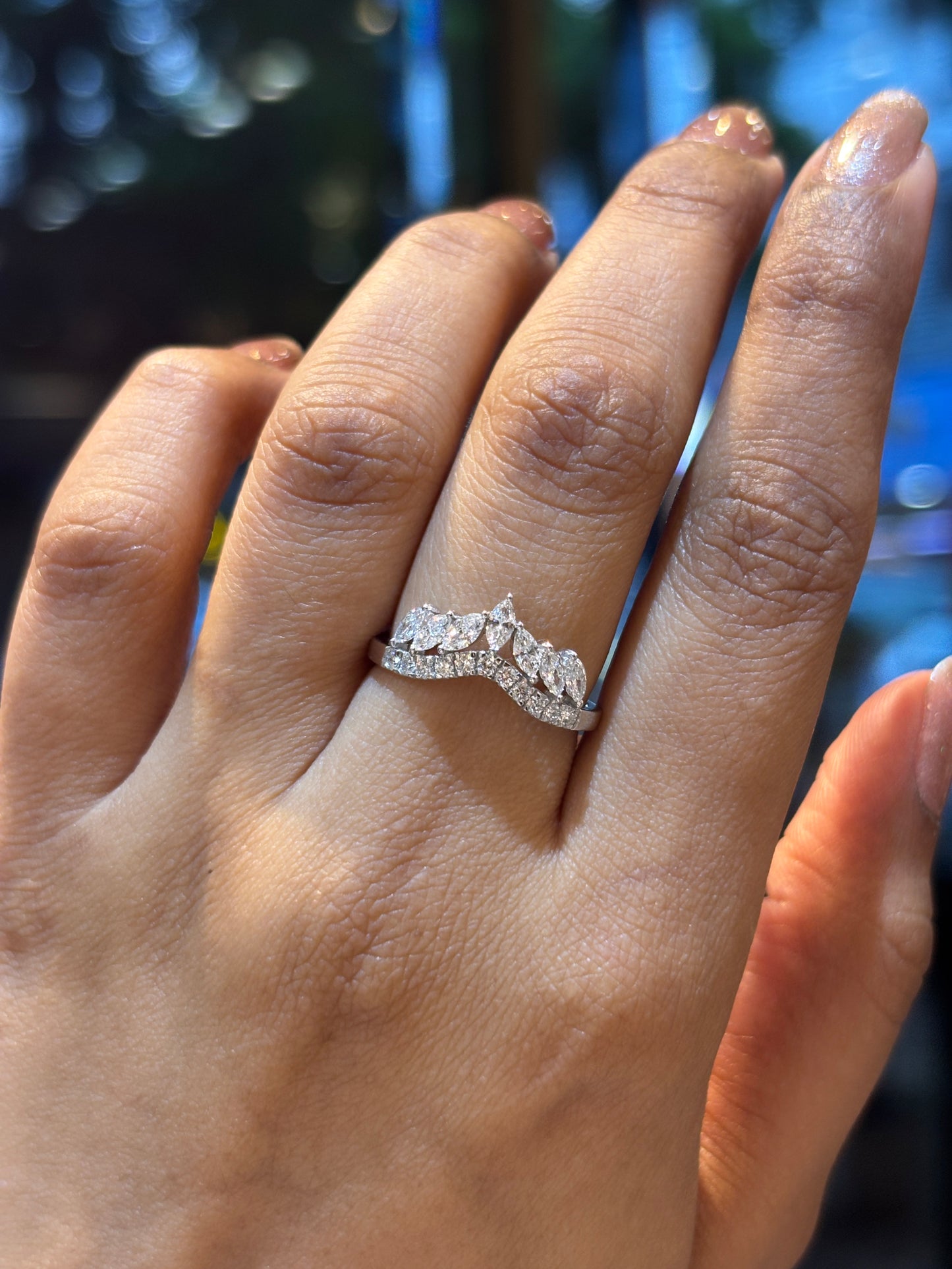 Infinity Allure Lab Diamond Ring