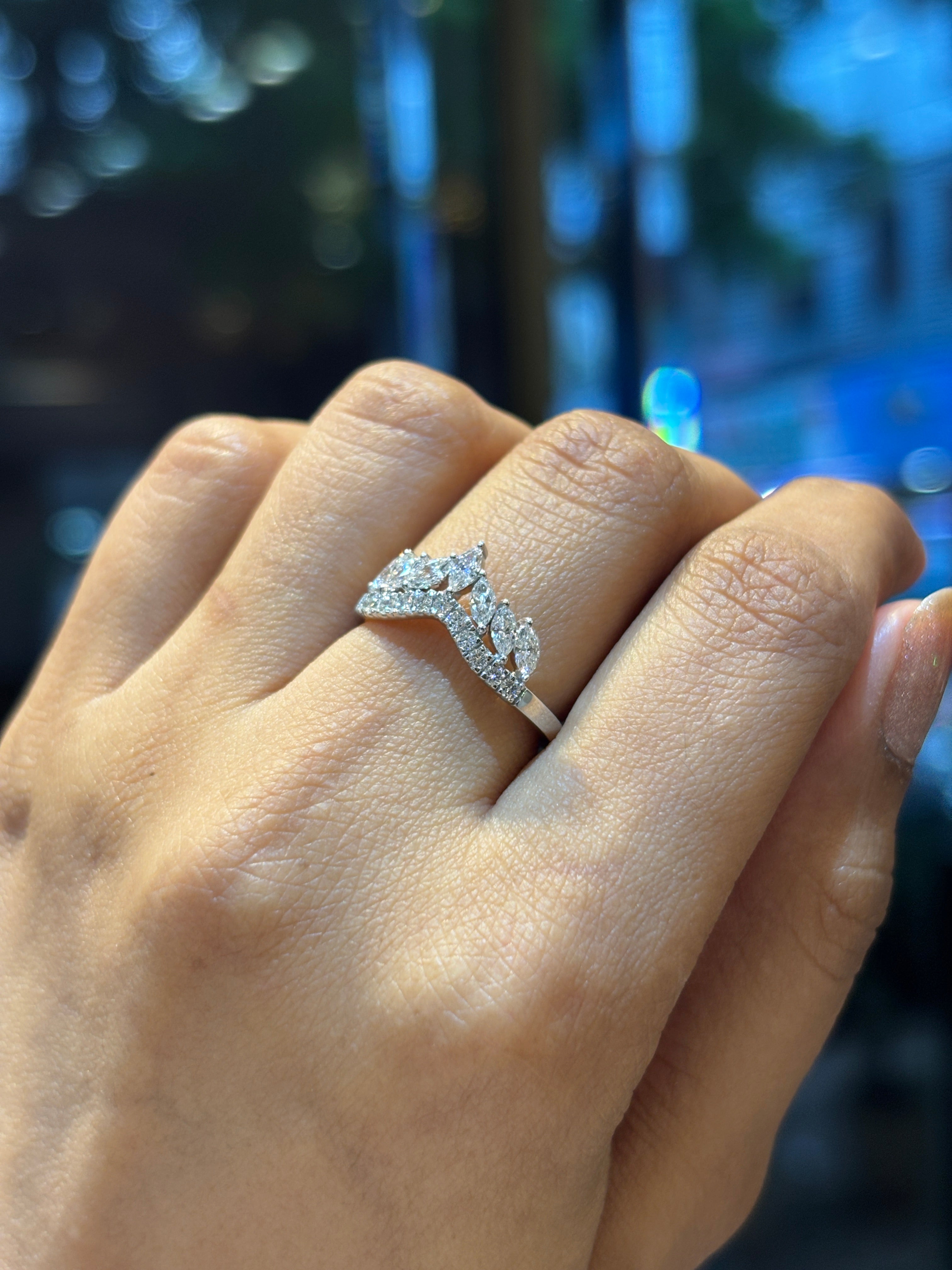 Infinity Allure Lab Diamond Ring