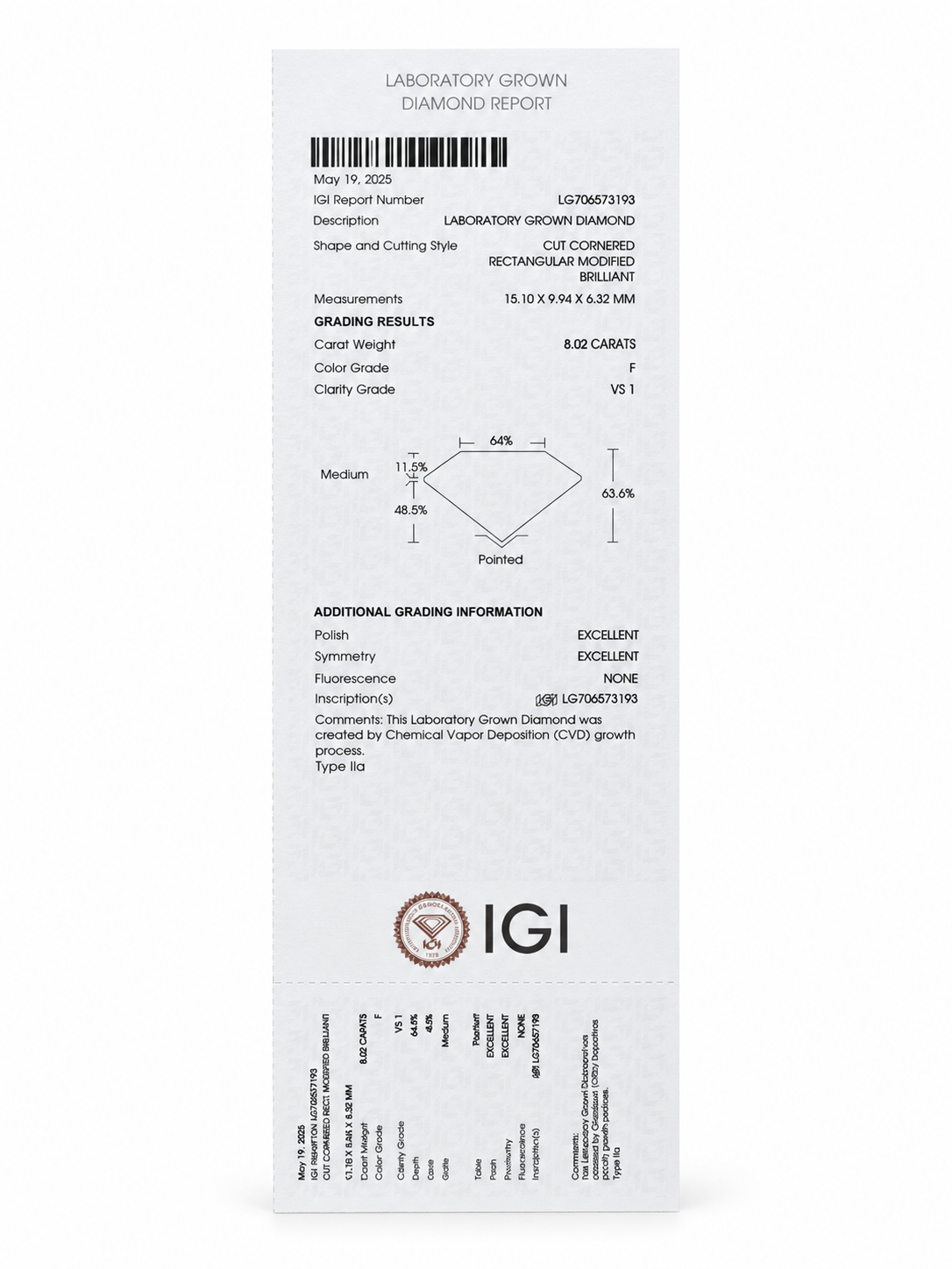 Caliven Elvorn Lab Grown Diamond Ring