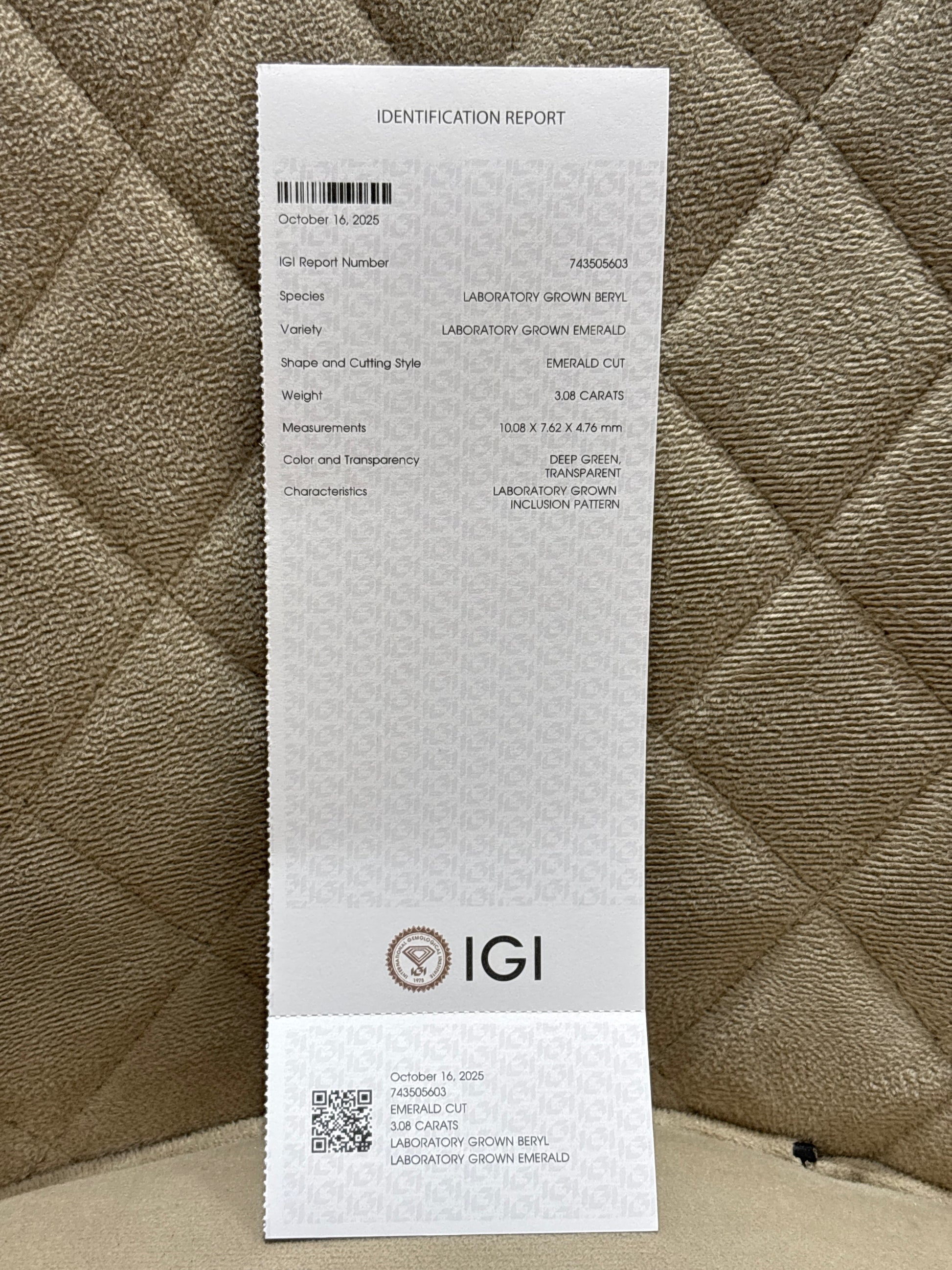 Mirella Rayne Lab Diamond Ring