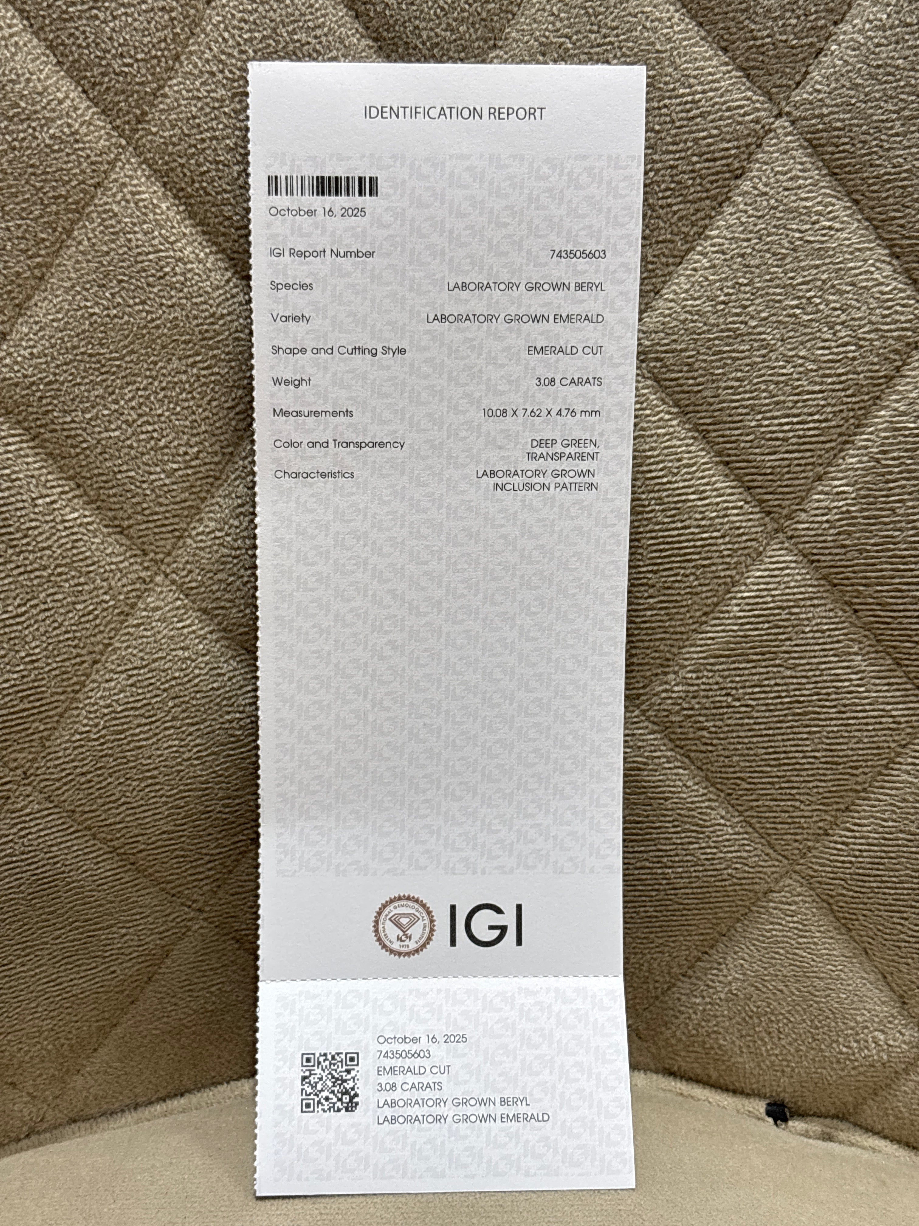 Mirella Rayne Lab Diamond Ring