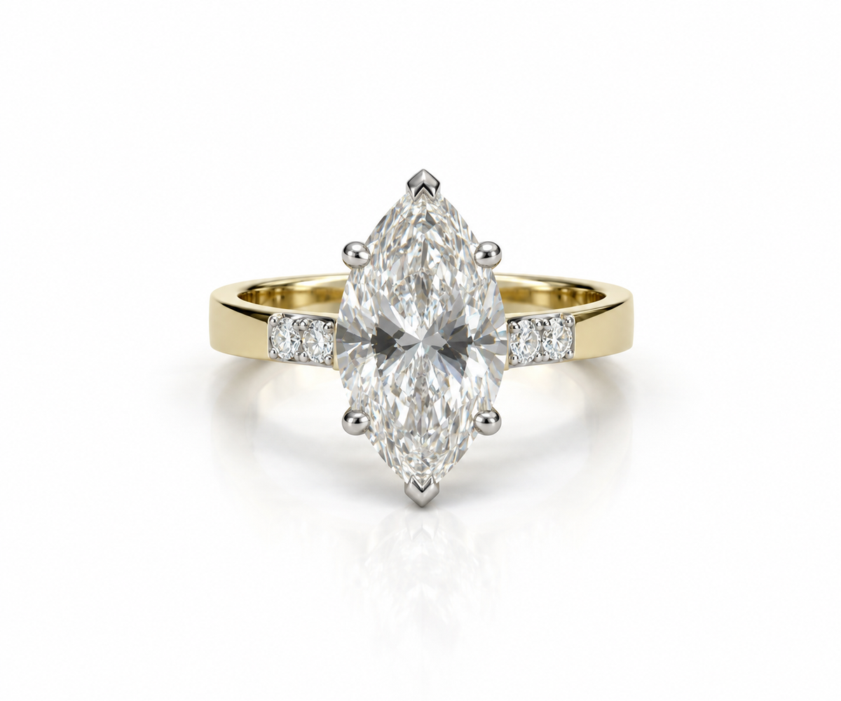 Selveth Drolcal Lab Grown Diamond Ring
