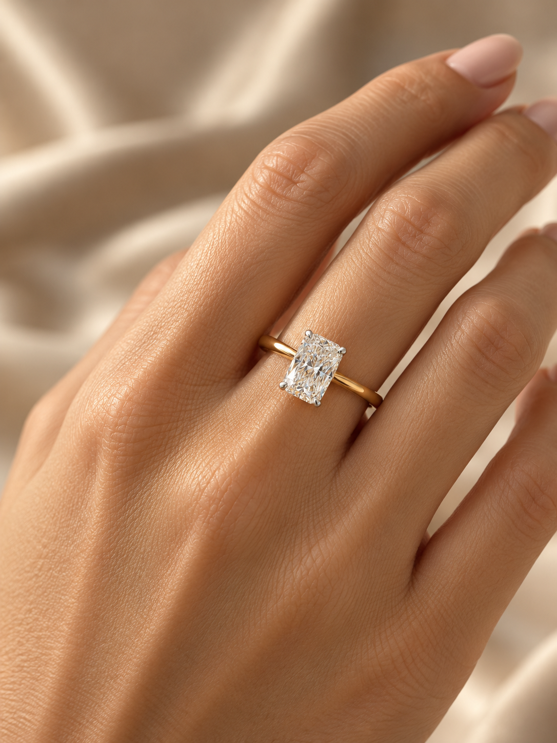 Neva Arc Lab Diamond Ring