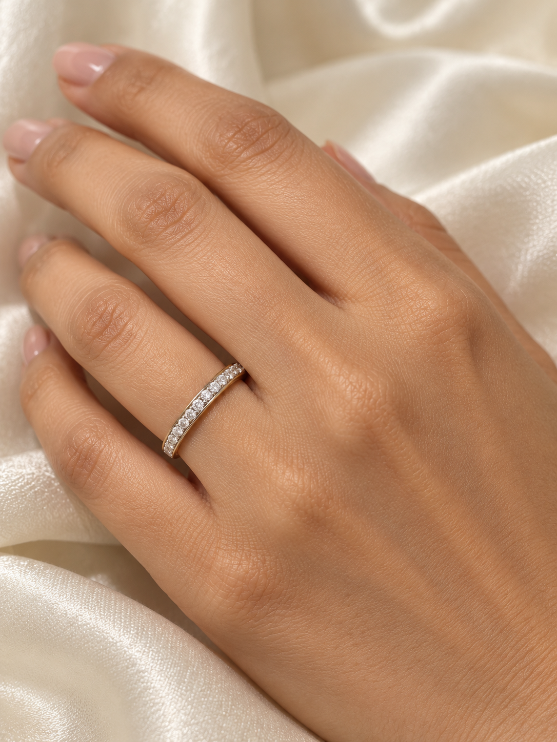 Catalina Sterling Lab Diamond Ring
