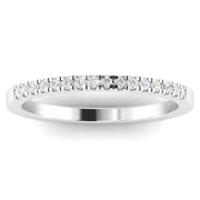 Emmeline Round Lab Diamond Eternity Ring in 18K White Gold by Fiona Diamonds
