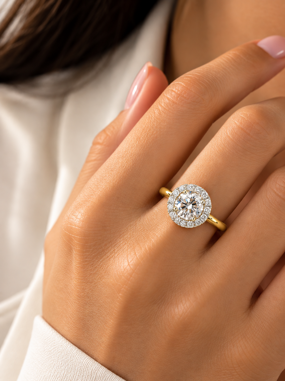 Brynn Arc Lab Diamond Ring