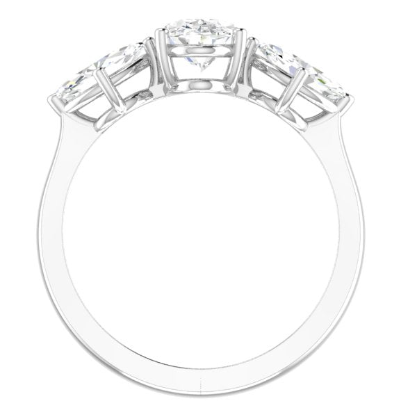 Tram Oval Lab Diamond Ring - Fiona Diamonds - Fiona Diamonds
