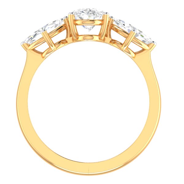 Tram Oval Lab Diamond Ring - Fiona Diamonds - Fiona Diamonds