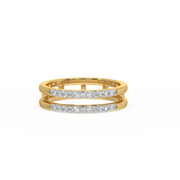 0.20ct Lab Grown Diamond Ring in 18kt Gold Vermeil