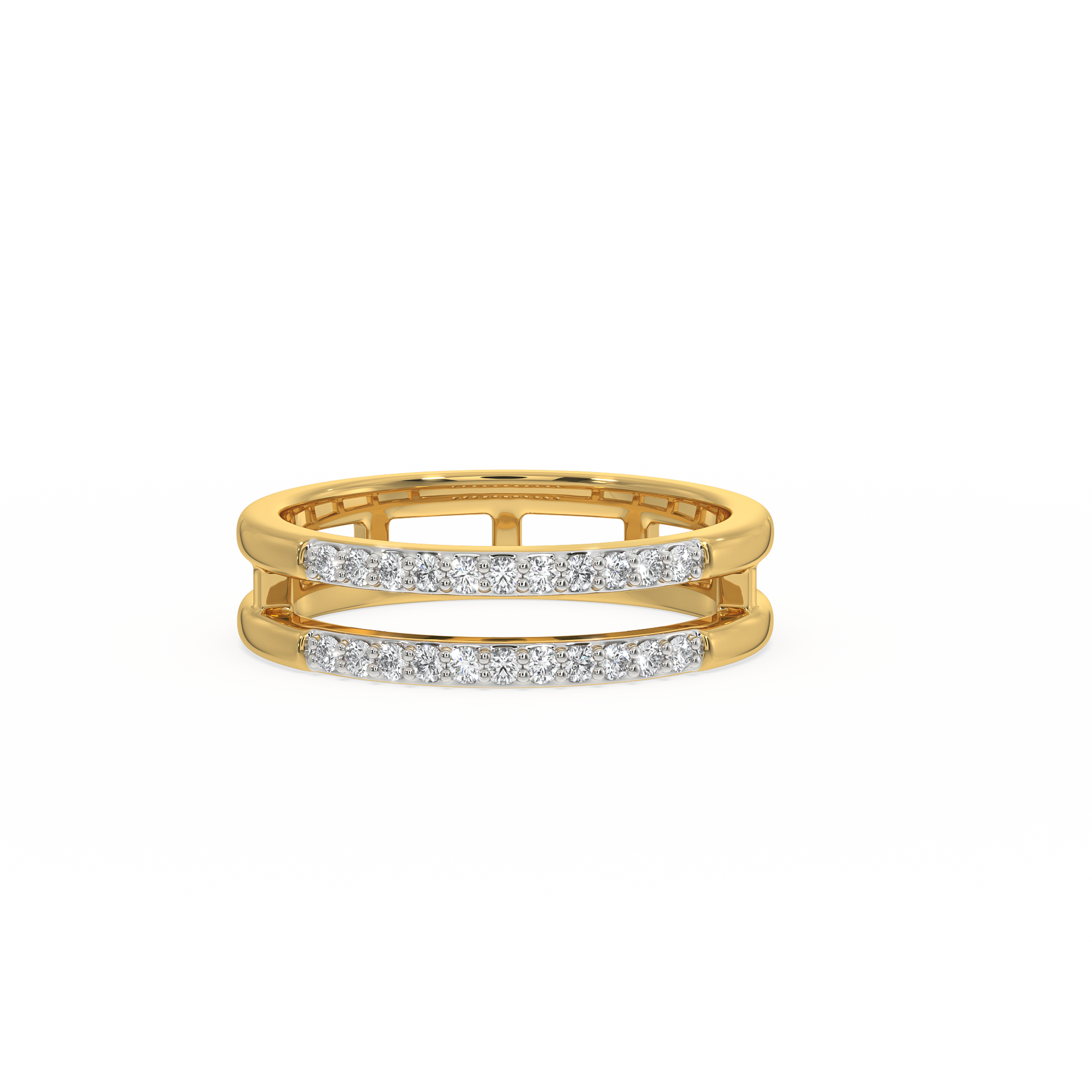 0.20ct Lab Grown Diamond Ring in 18kt Gold Vermeil