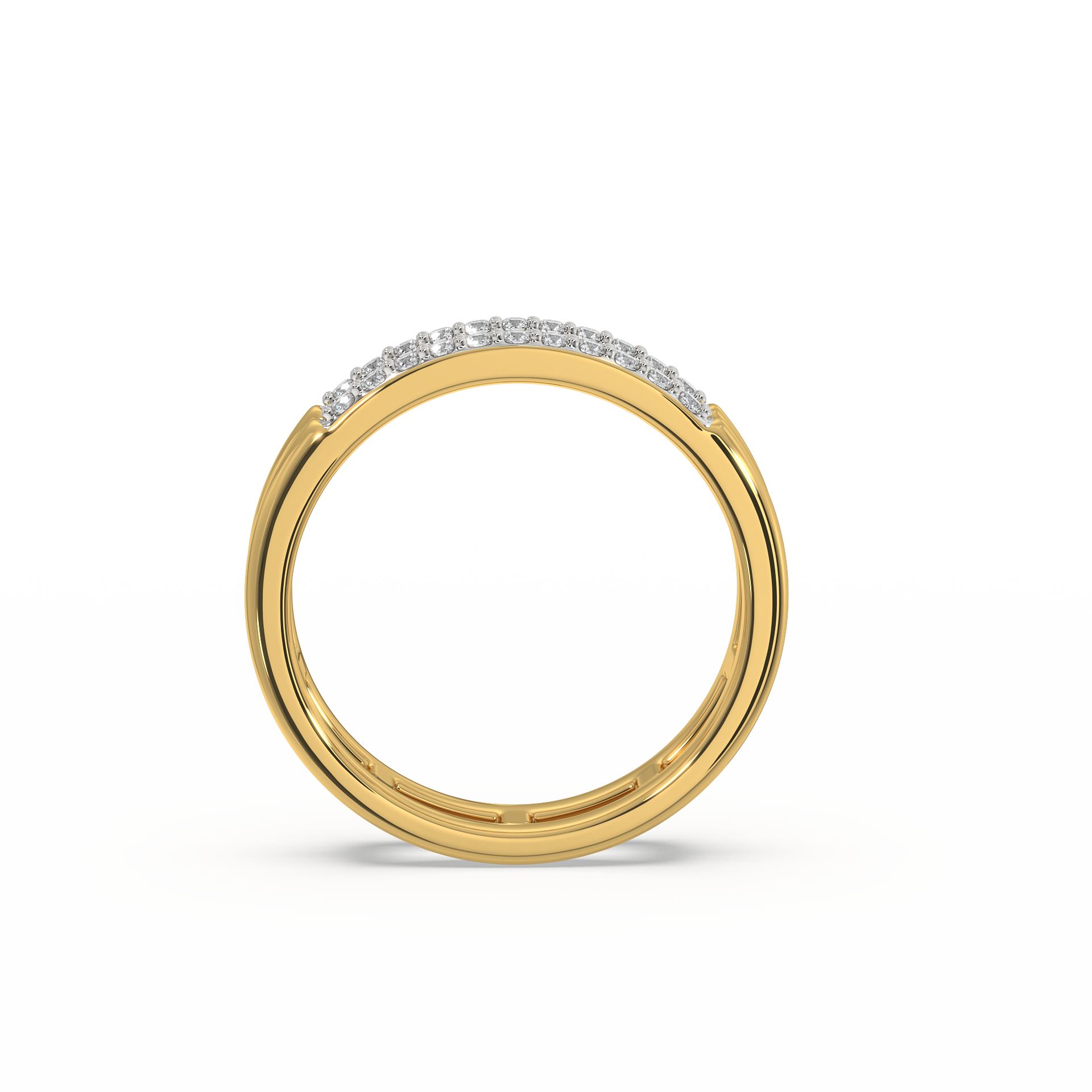 0.20ct Lab Grown Diamond Ring in 18kt Gold Vermeil