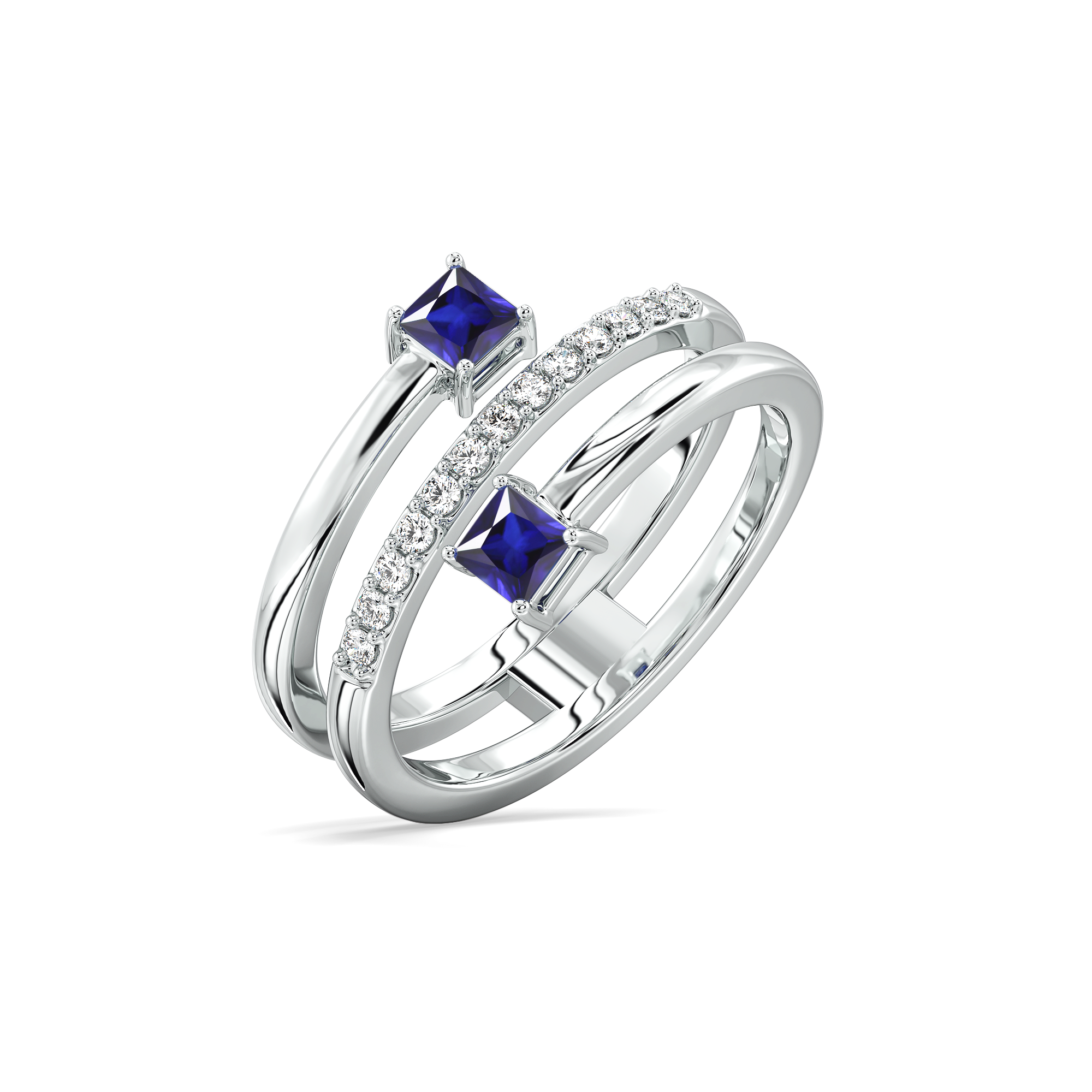 0.14ct Lab Grown Diamond Ring in 18kt Gold Vermeil