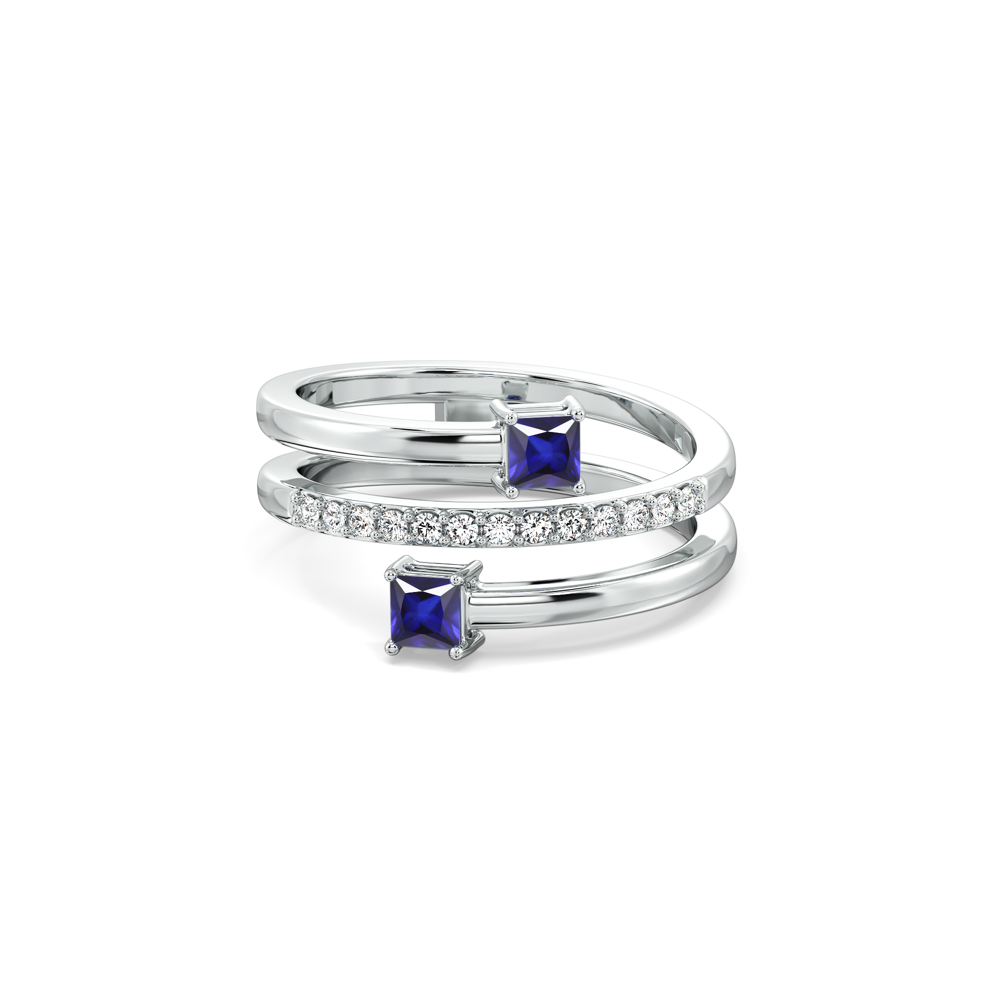 0.14ct Lab Grown Diamond Ring in 18kt Gold Vermeil