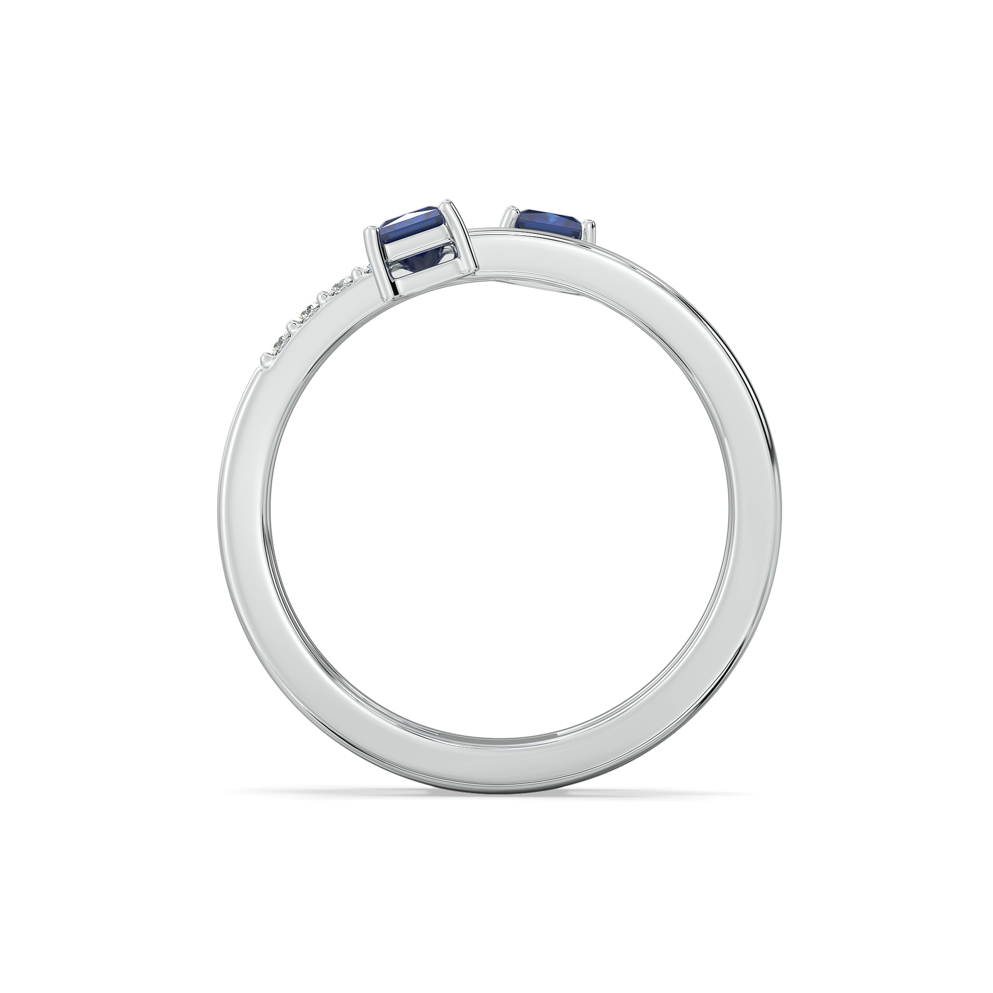 0.14ct Lab Grown Diamond Ring in 18kt Gold Vermeil