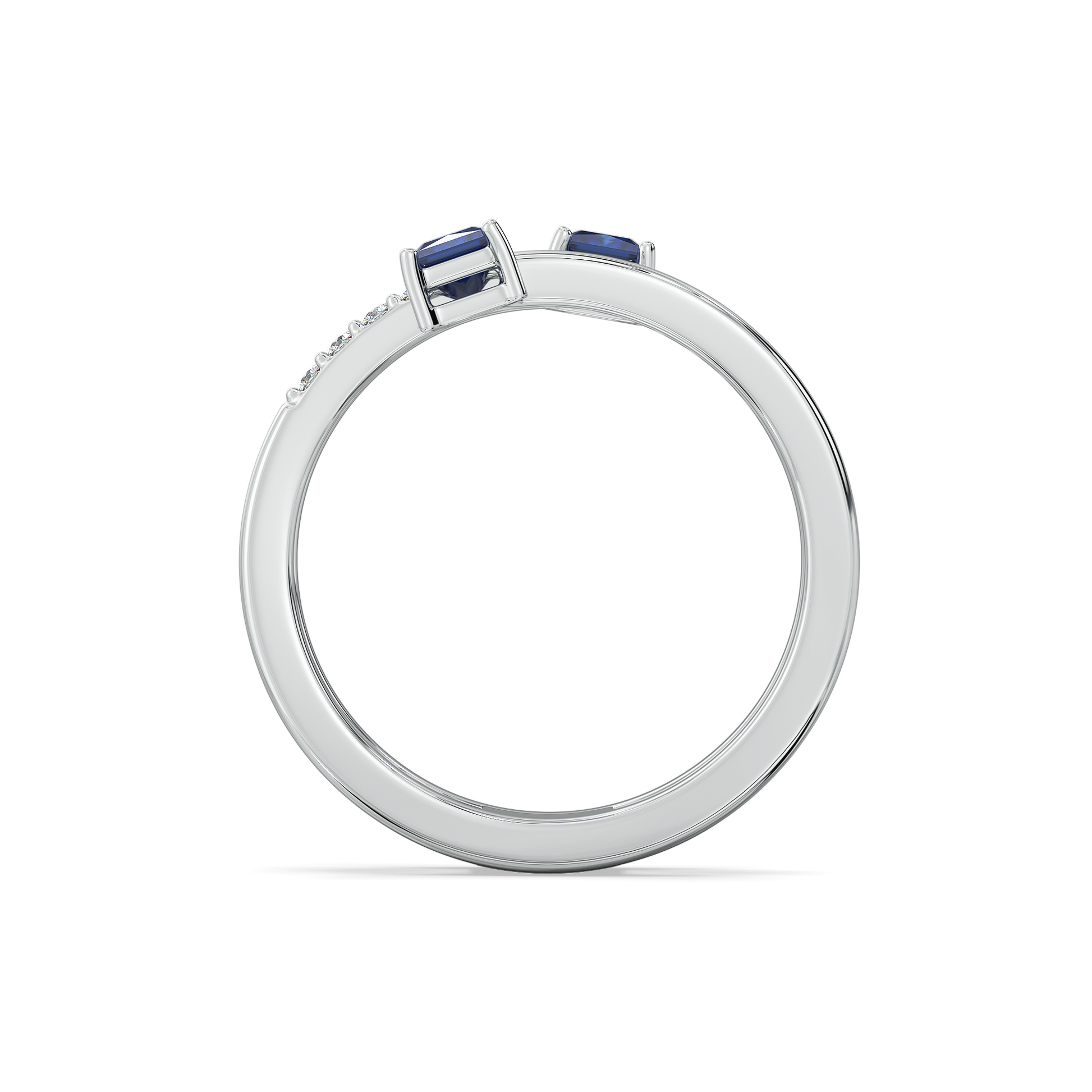 0.14ct Lab Grown Diamond Ring in 18kt Gold Vermeil