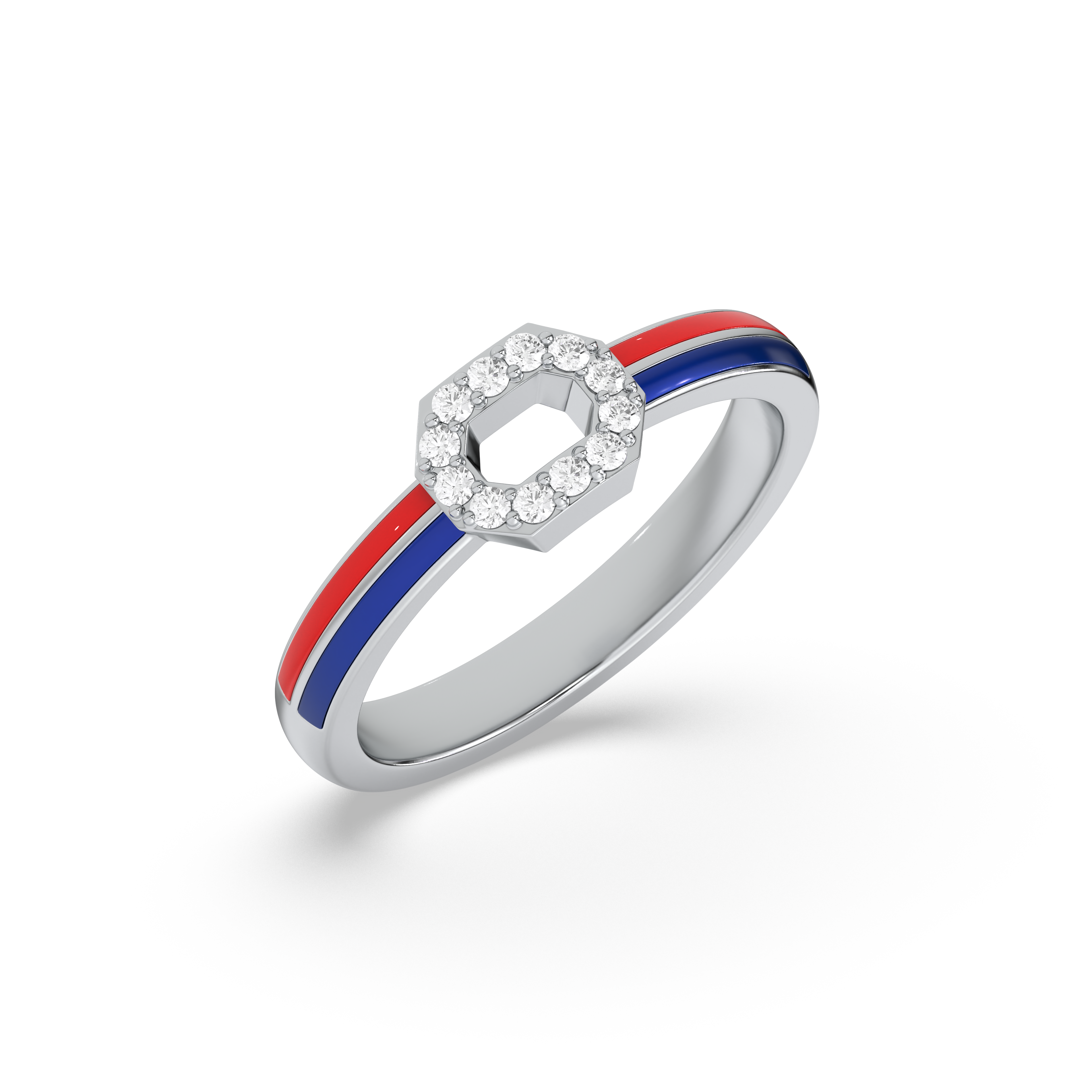 0.12ct Lab Grown Diamond Ring in 18kt Gold Vermeil