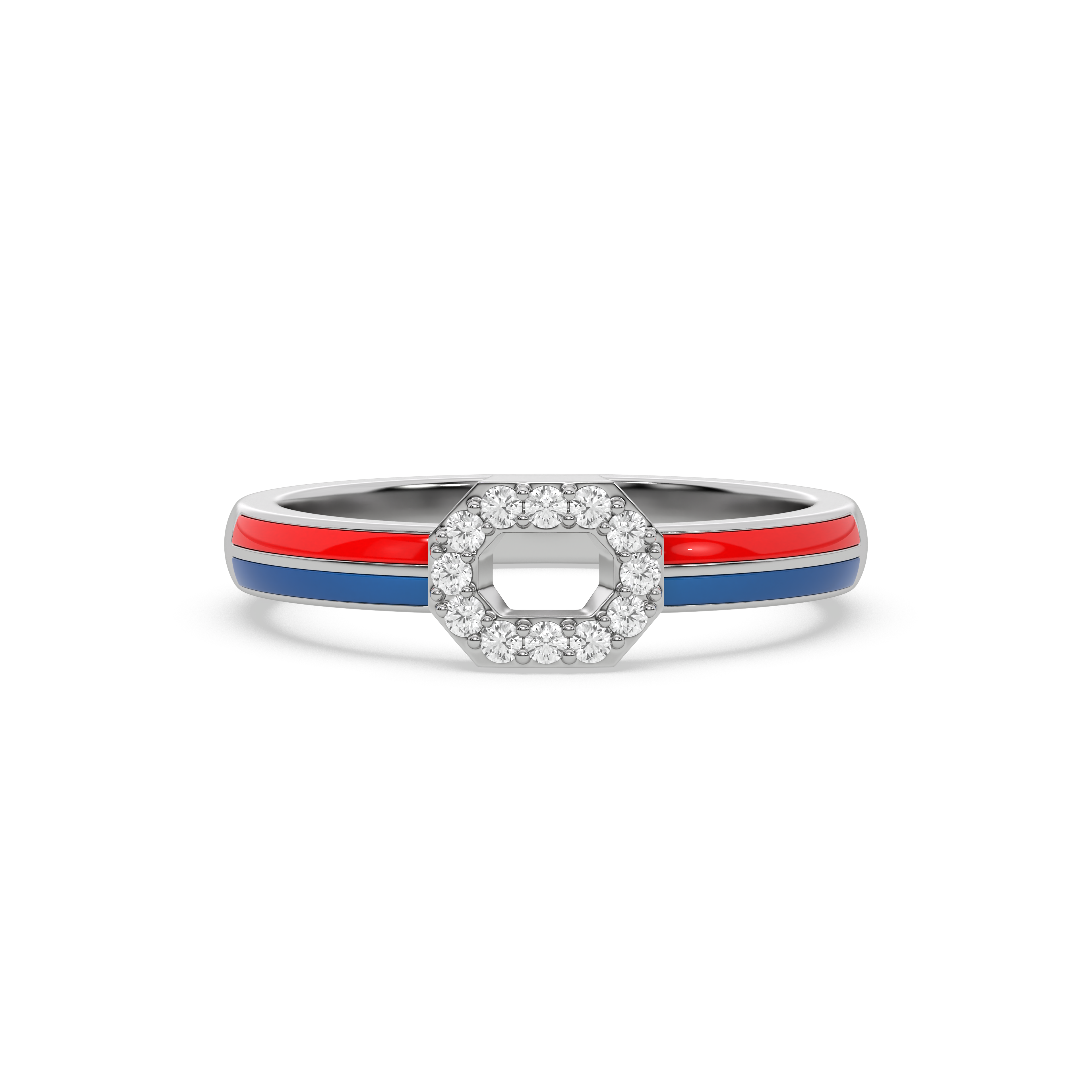 0.12ct Lab Grown Diamond Ring in 18kt Gold Vermeil