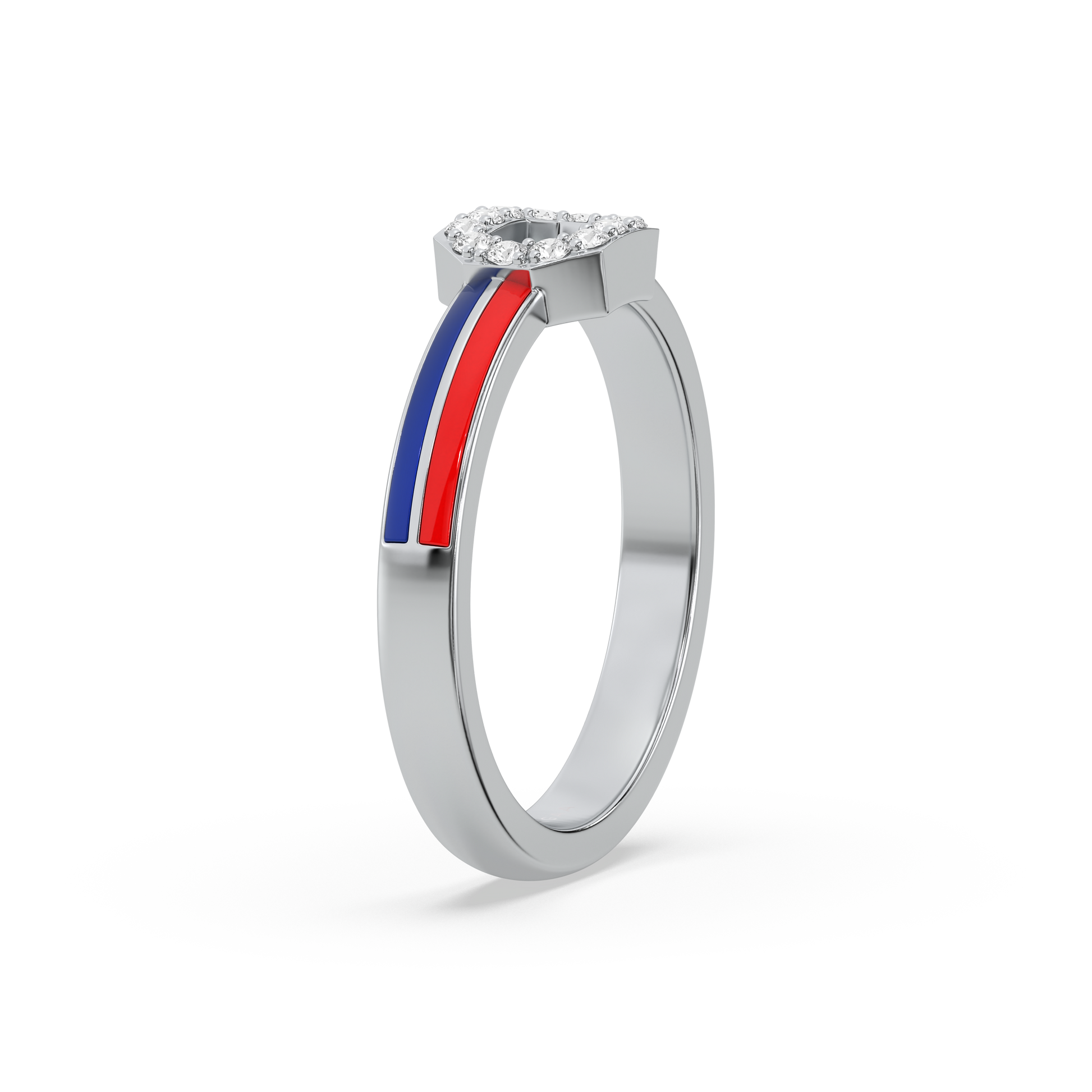 0.12ct Lab Grown Diamond Ring in 18kt Gold Vermeil