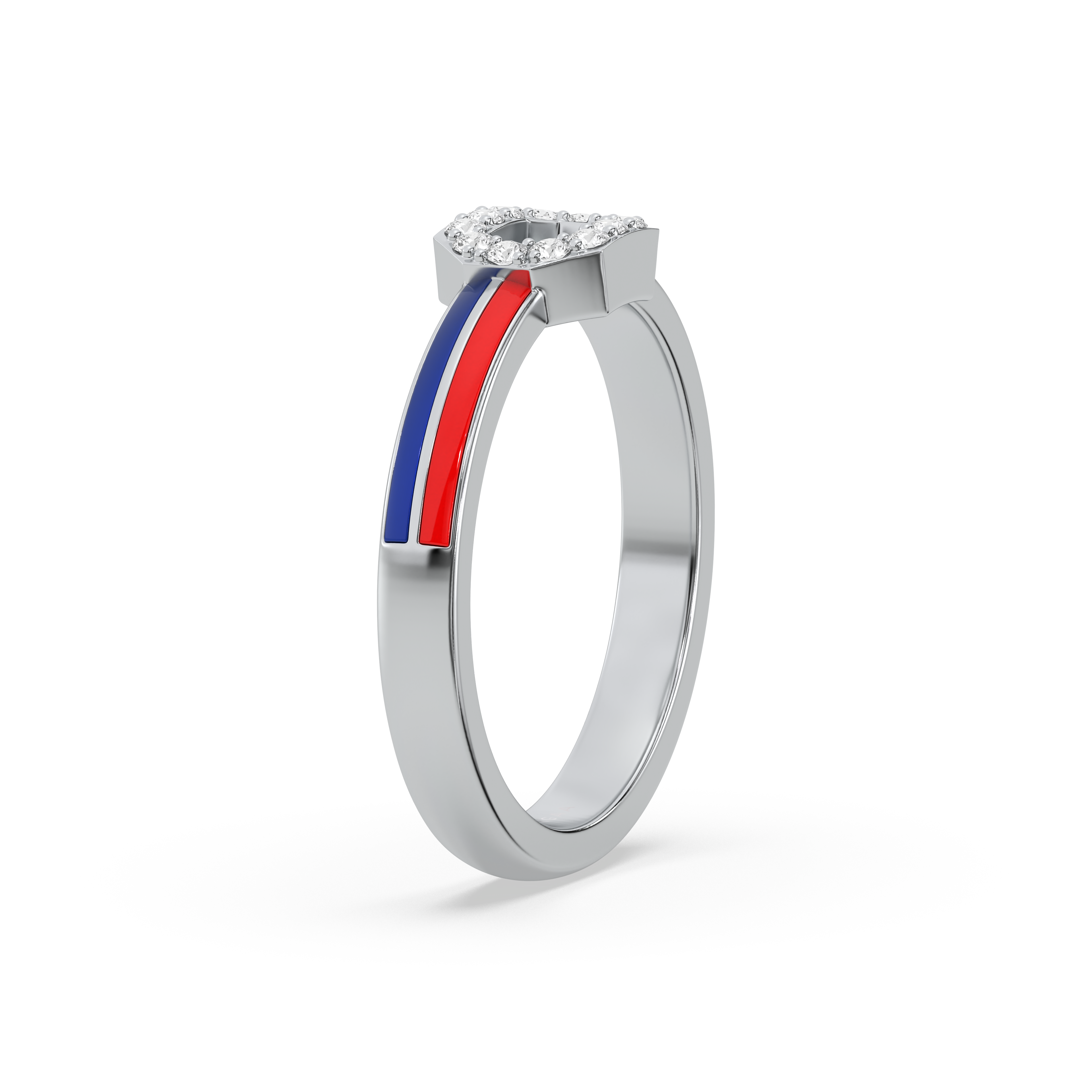 0.12ct Lab Grown Diamond Ring in 18kt Gold Vermeil