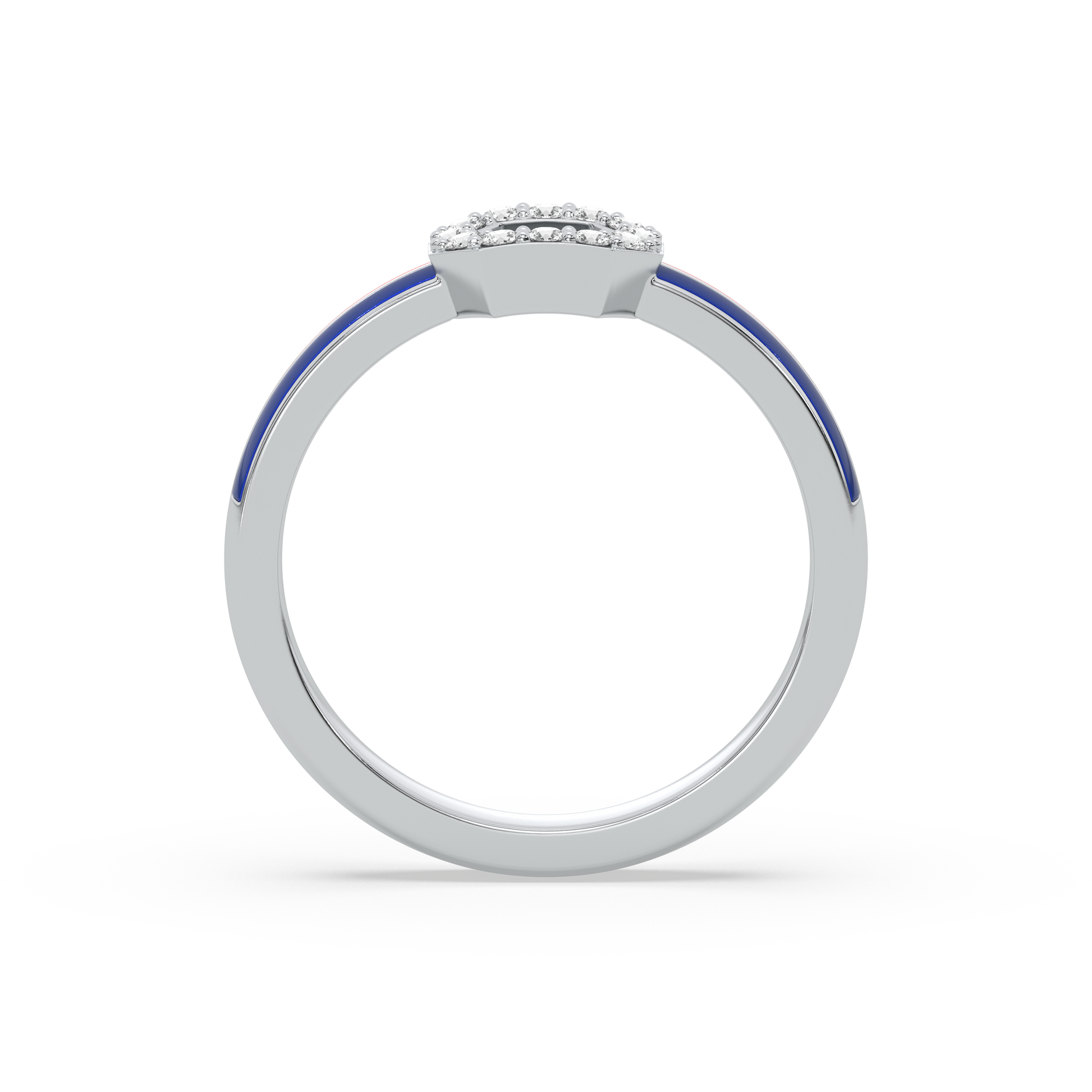 0.12ct Lab Grown Diamond Ring in 18kt Gold Vermeil