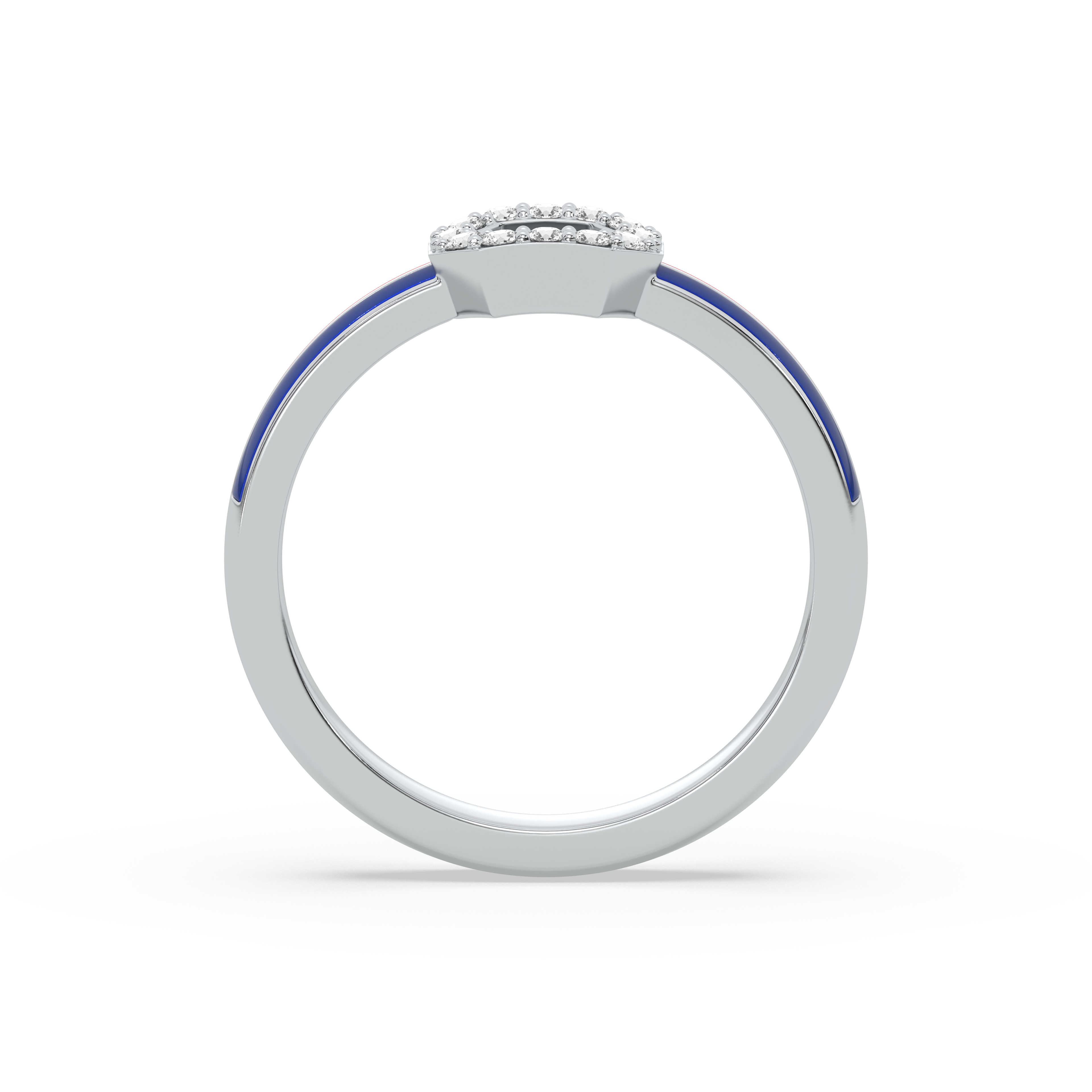 0.12ct Lab Grown Diamond Ring in 18kt Gold Vermeil