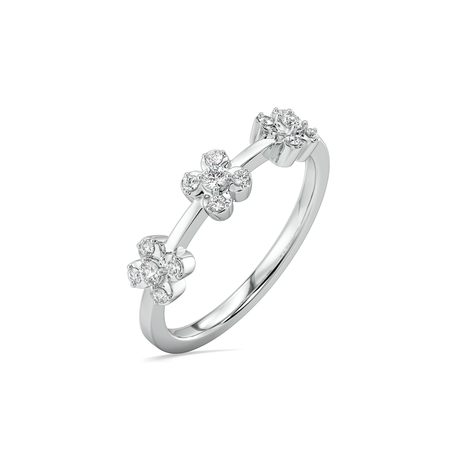 0.17ct Lab Grown Diamond Ring in 18kt Gold Vermeil