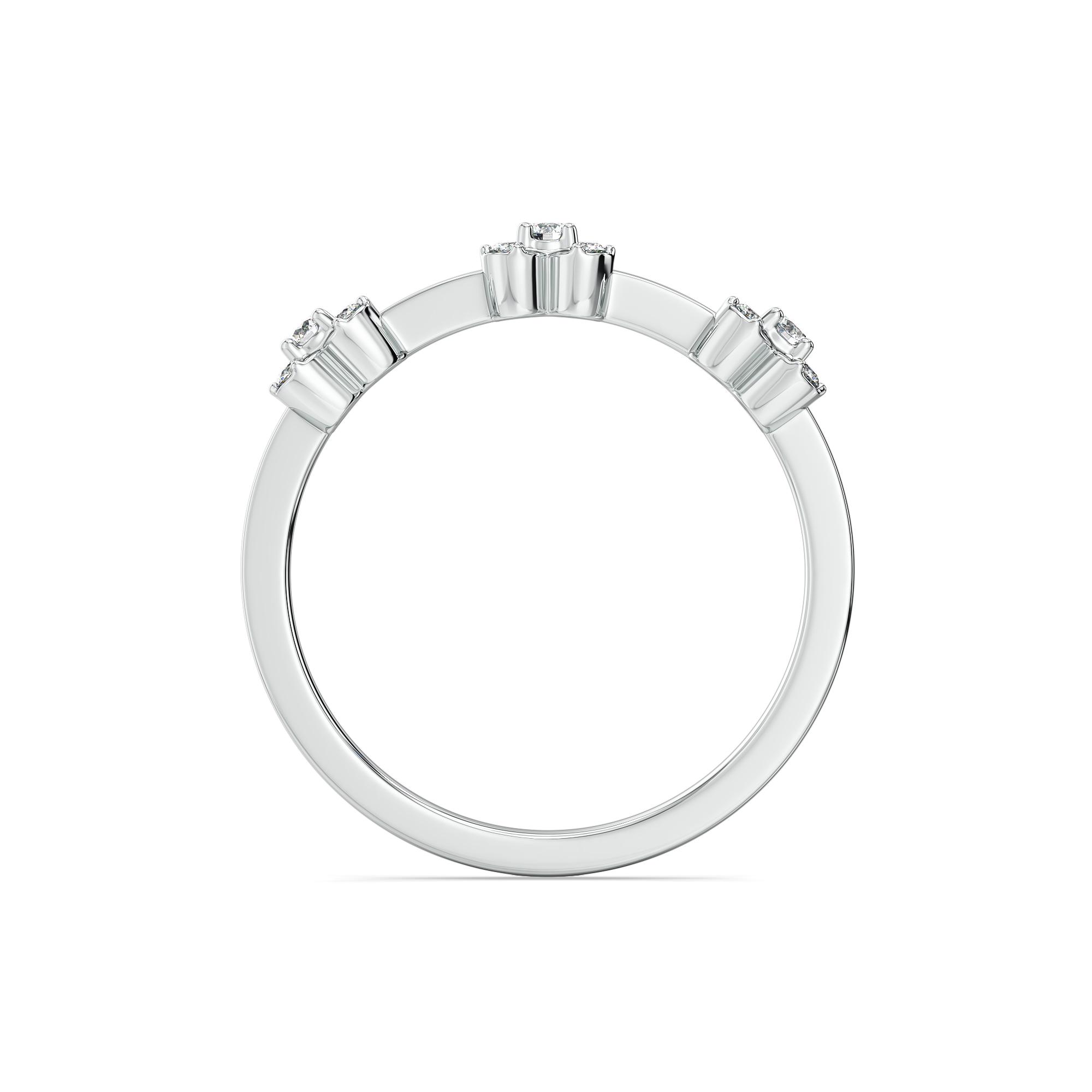 0.17ct Lab Grown Diamond Ring in 18kt Gold Vermeil