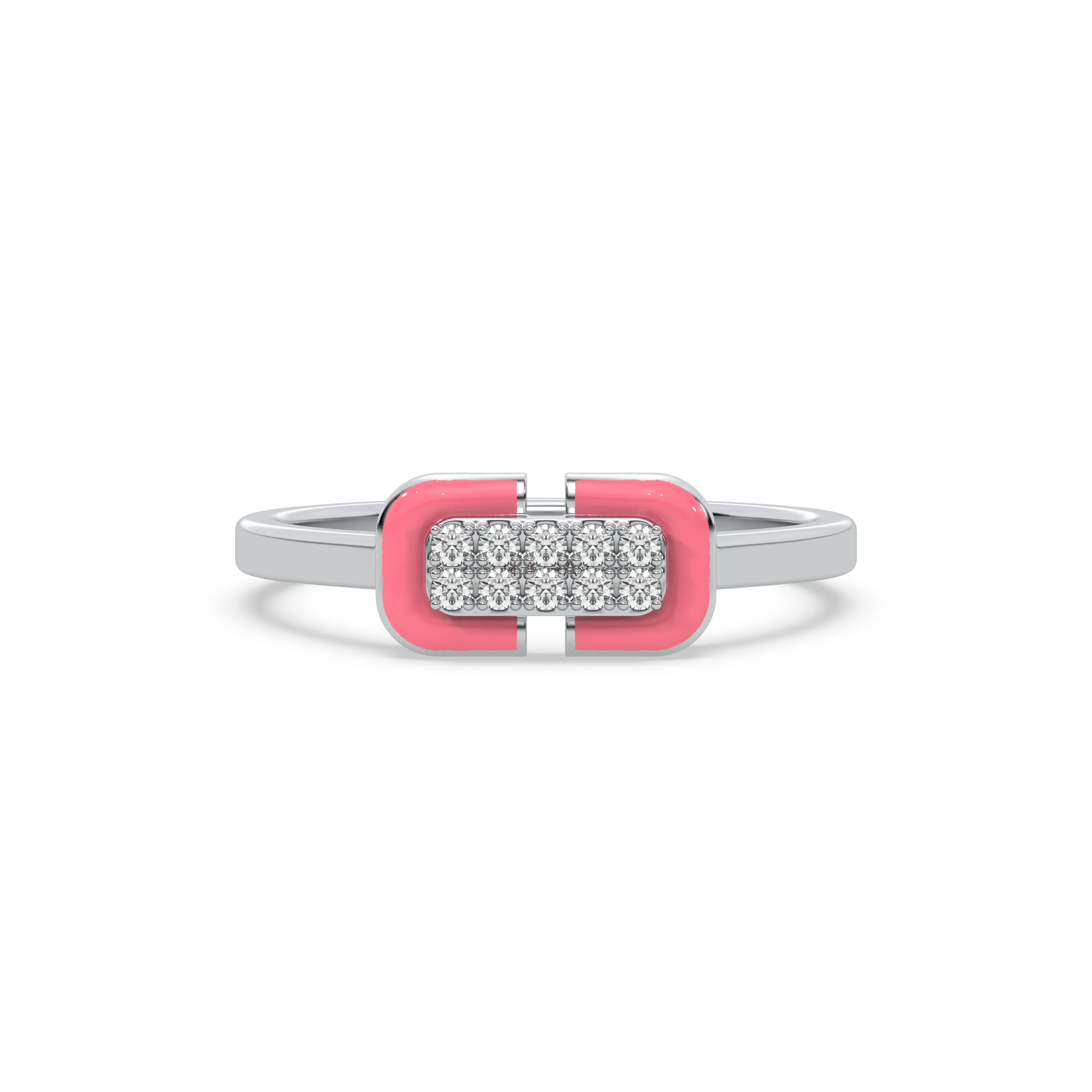 0.09ct Lab Grown Diamond Ring in 18kt Gold Vermeil