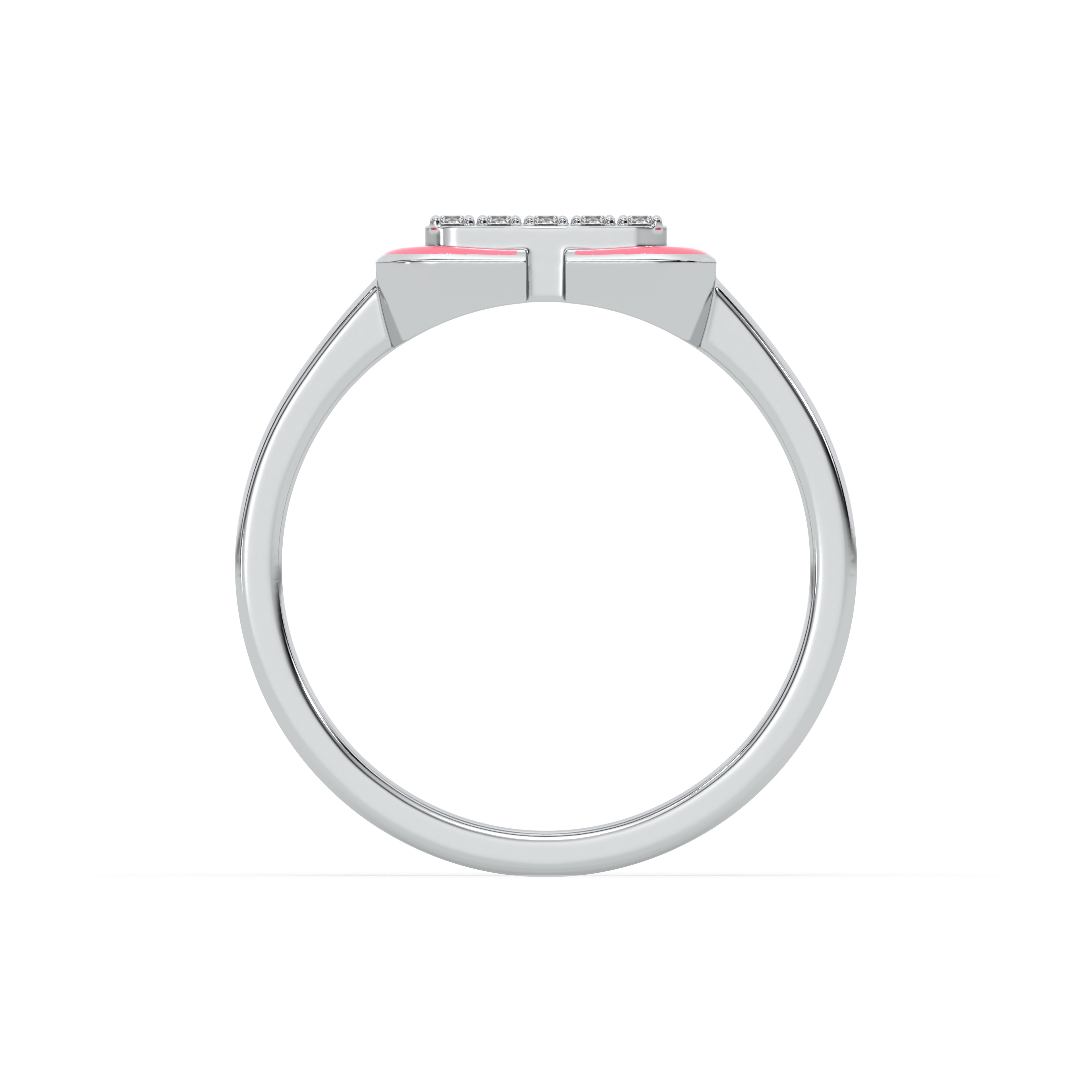 0.09ct Lab Grown Diamond Ring in 18kt Gold Vermeil