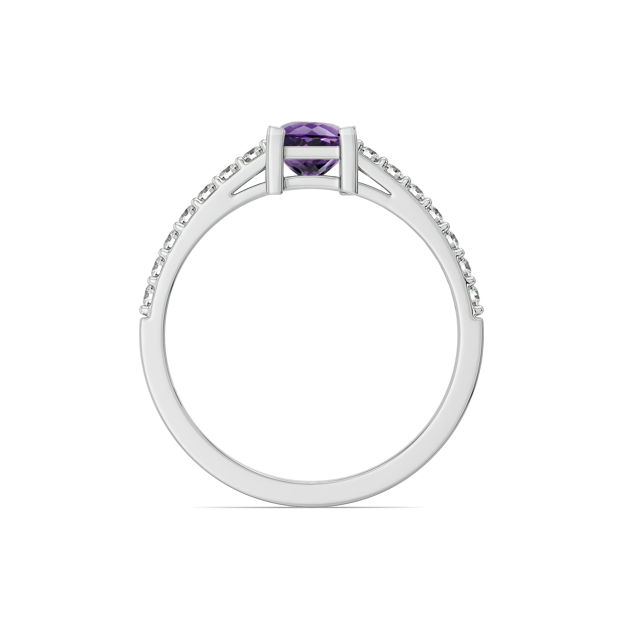 0.22ct Lab Grown Diamond Ring in 18kt Gold Vermeil