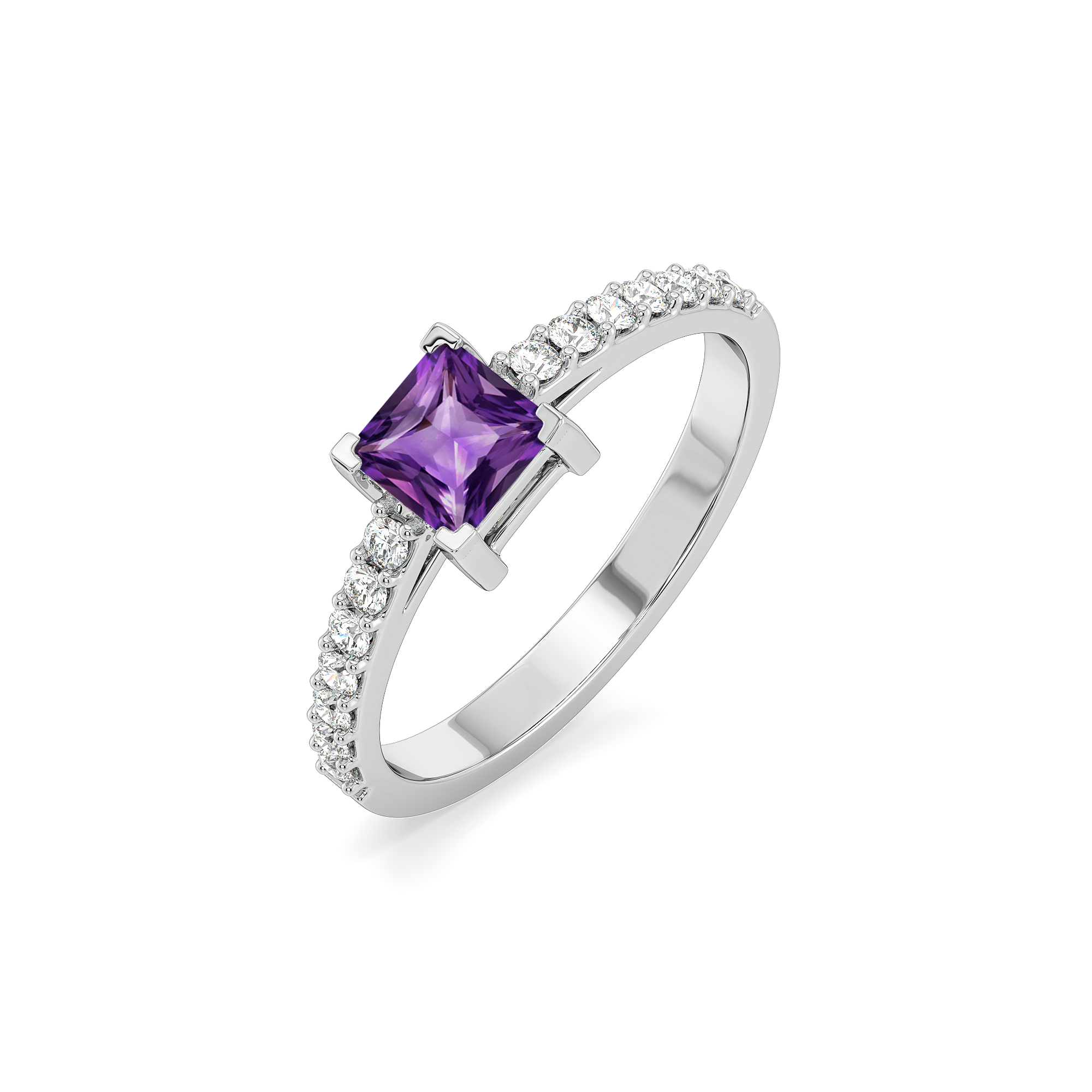 0.22ct Lab Grown Diamond Ring in 18kt Gold Vermeil