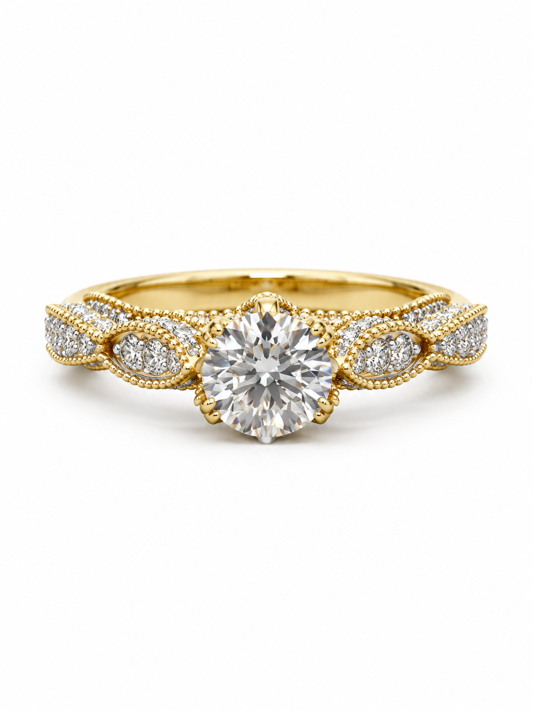 Hadley Vintage Lab Diamond Ring