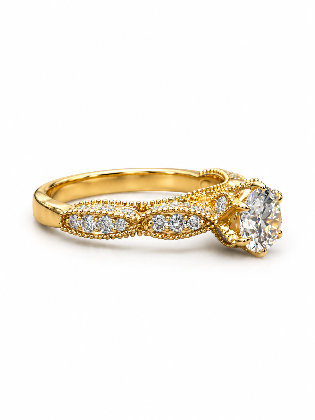 Hadley Vintage Lab Diamond Ring