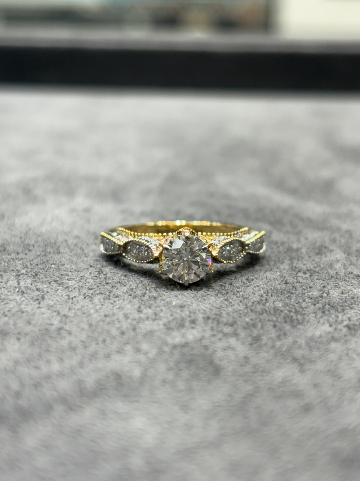 Hadley Vintage Lab Diamond Ring