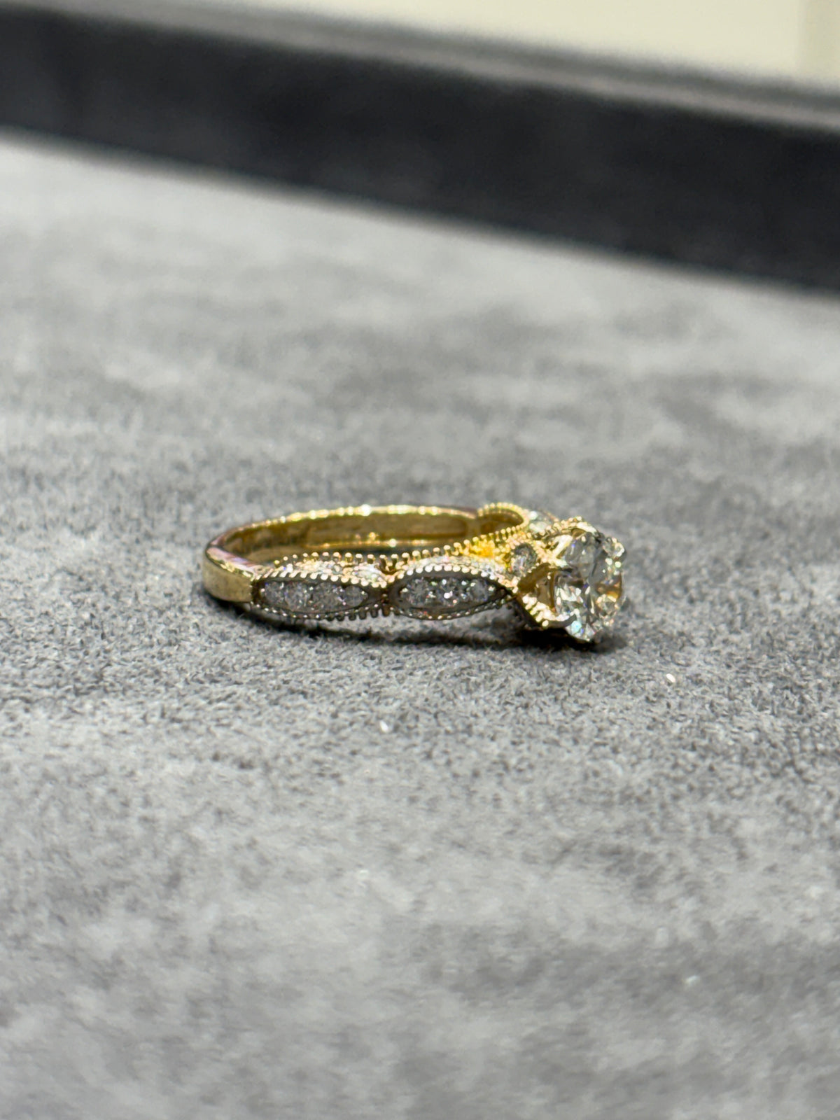 Hadley Vintage Lab Diamond Ring