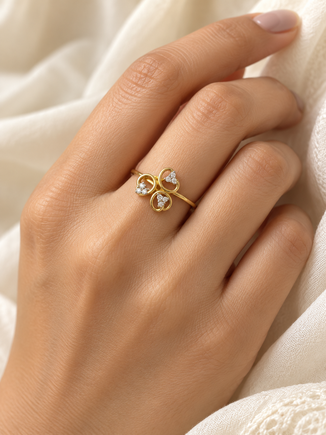 Louisa Myrtle Lab Diamond Ring