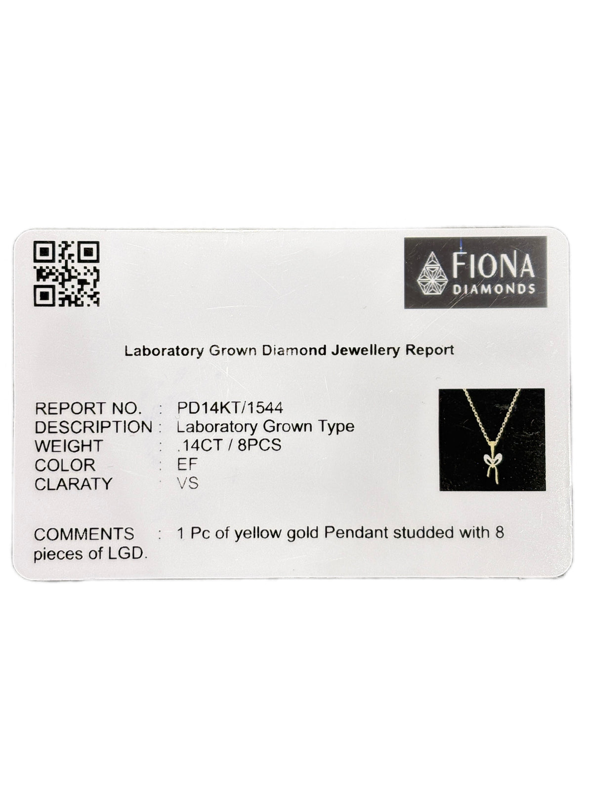 Cora Arc Lab Diamond Pendant