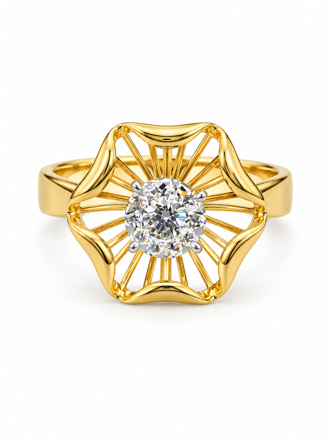 Cordelia Maple Lab Diamond Ring